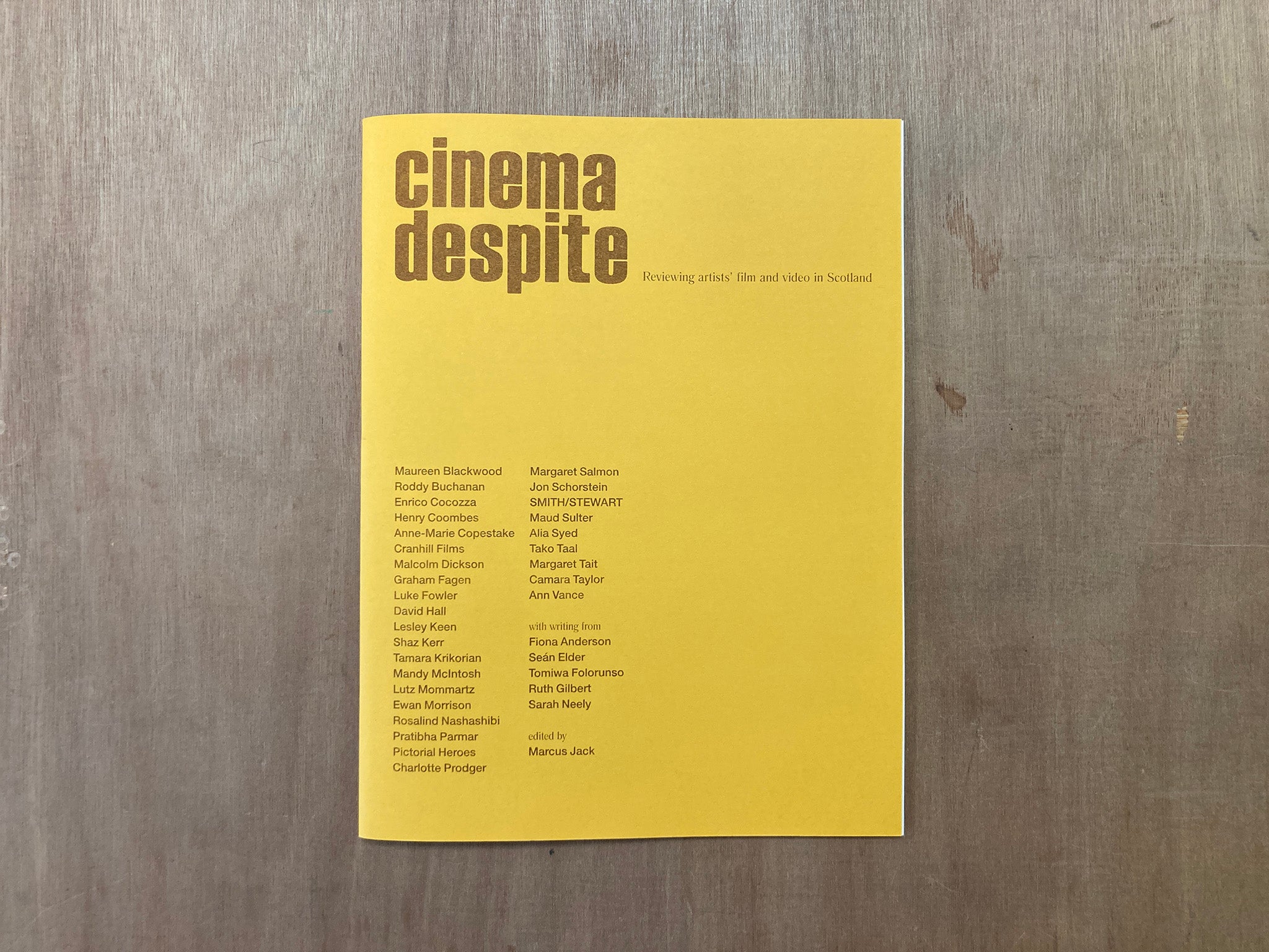 CINEMA DESPITE edited by Marcus Jack
