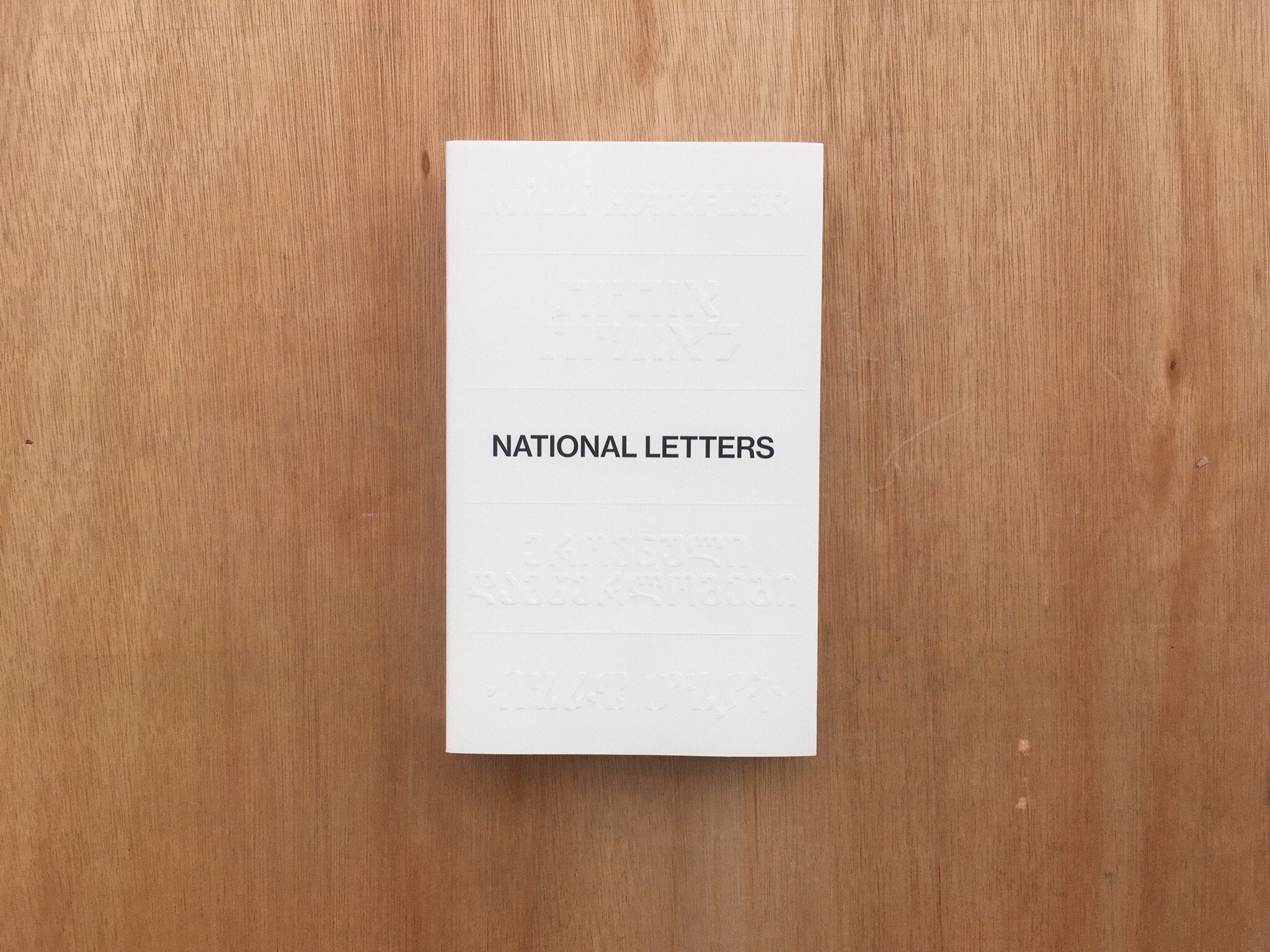 NATIONAL LETTERS: LANGUAGES & SCRIPTS AS NATION-BUILDING TOOLS by Mare ...