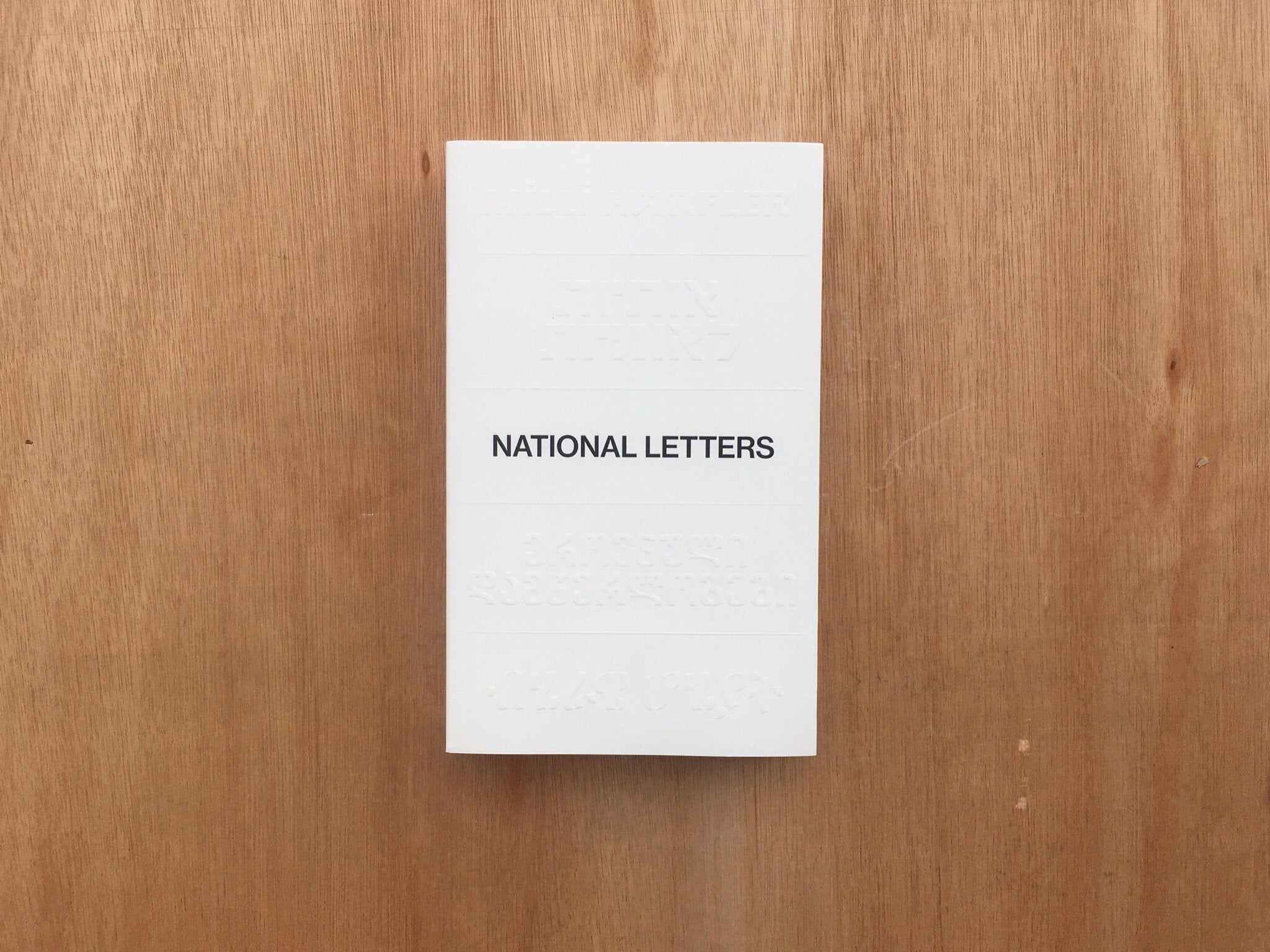 NATIONAL LETTERS: LANGUAGES & SCRIPTS AS NATION-BUILDING TOOLS by Marek Nedelka