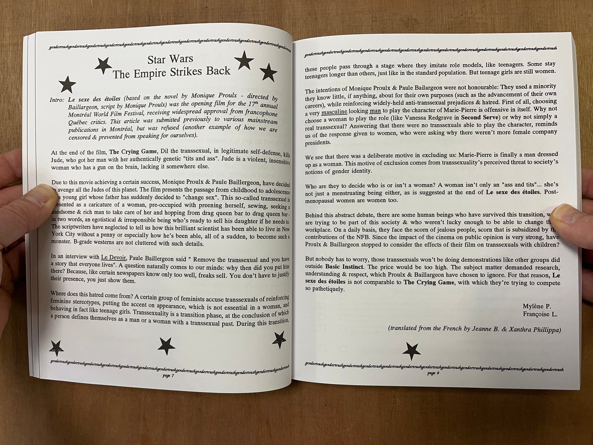 GENDERTRASH FROM HELL by Mirha-Soleil Ross (Ed.)