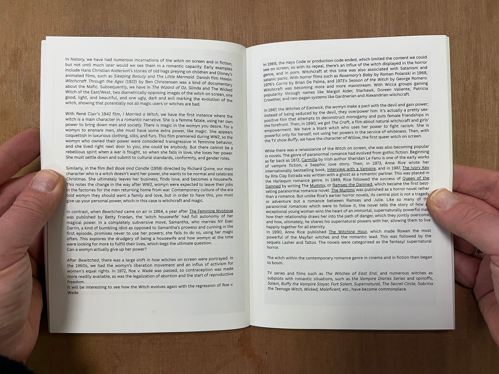CINEMATIC GRIMOIRE ZINE 1 by Kachine Moore