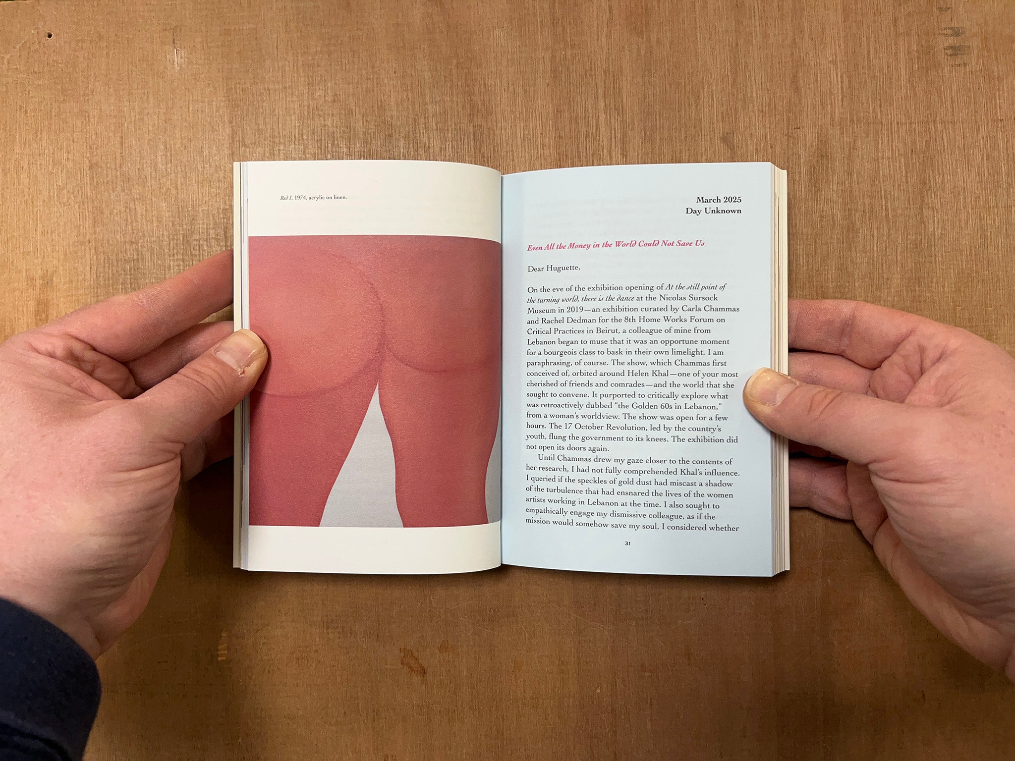 HUGUETTE CALAND by Omar Kholeif