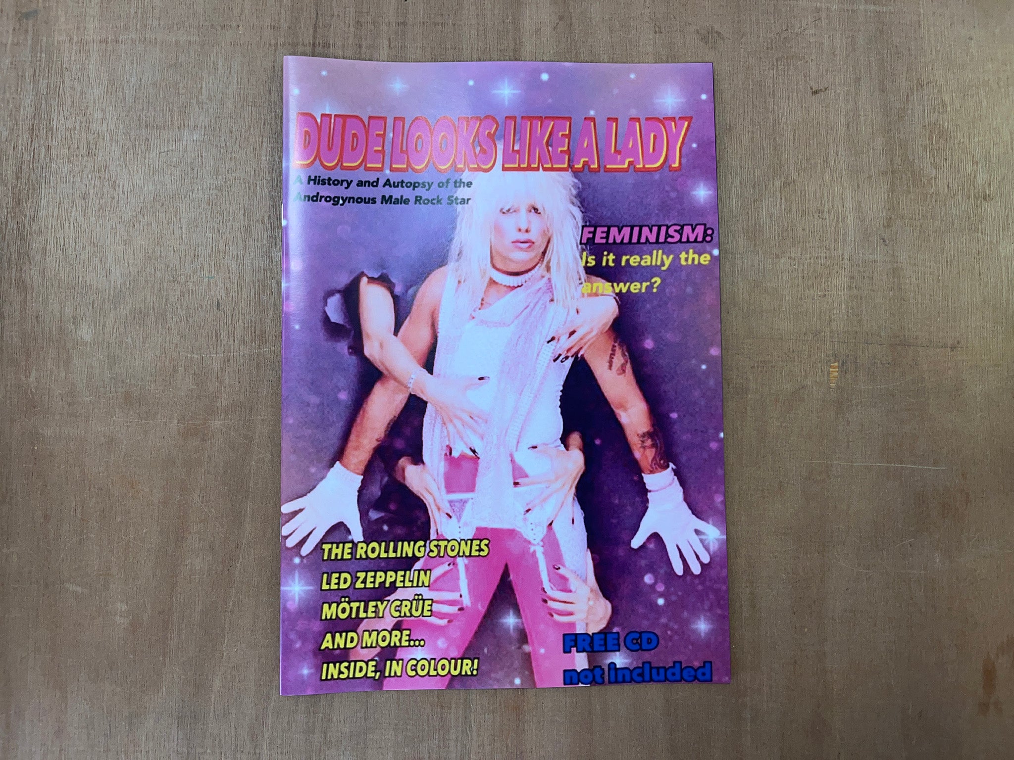 DUDE LOOKS LIKE A LADY: A HISTORY AND AUTOPSY OF THE ANDROGYNOUS MALE ROCK STAR by Hana Aarow