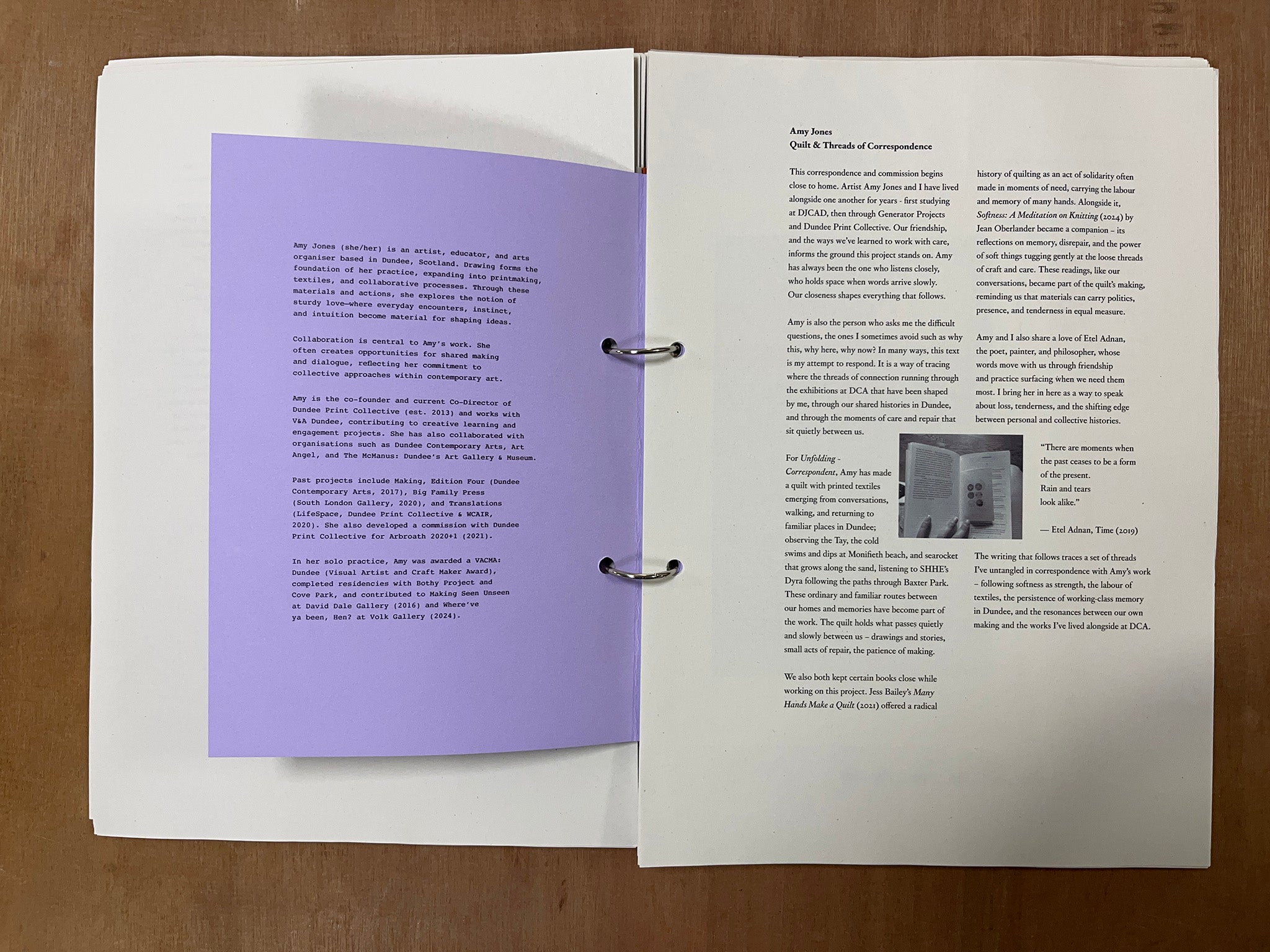 UNFOLDING ~ CORRESPONDENT by Katherine Murphy