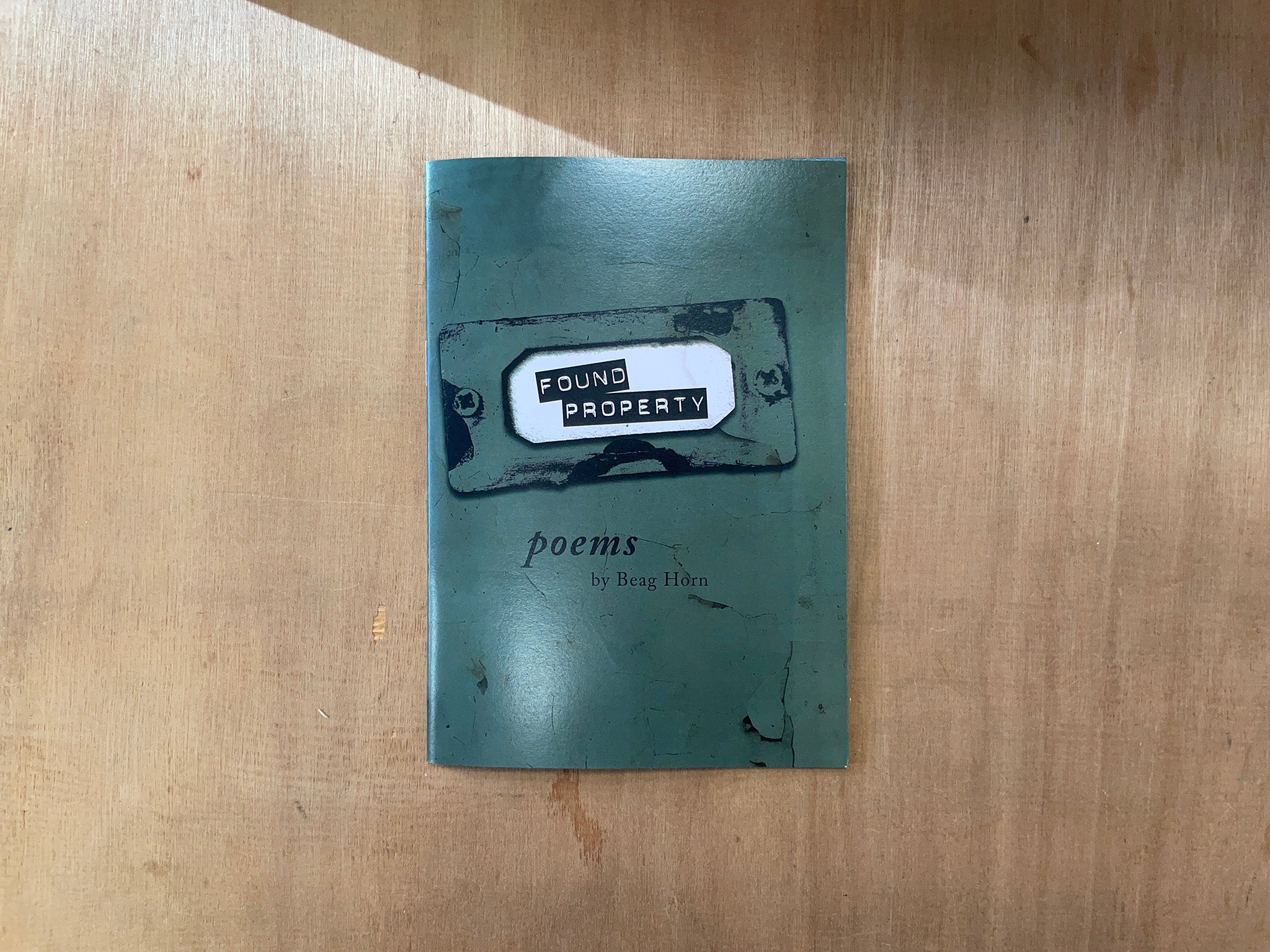 FOUND PROPERTY: POEMS by Beag Horn