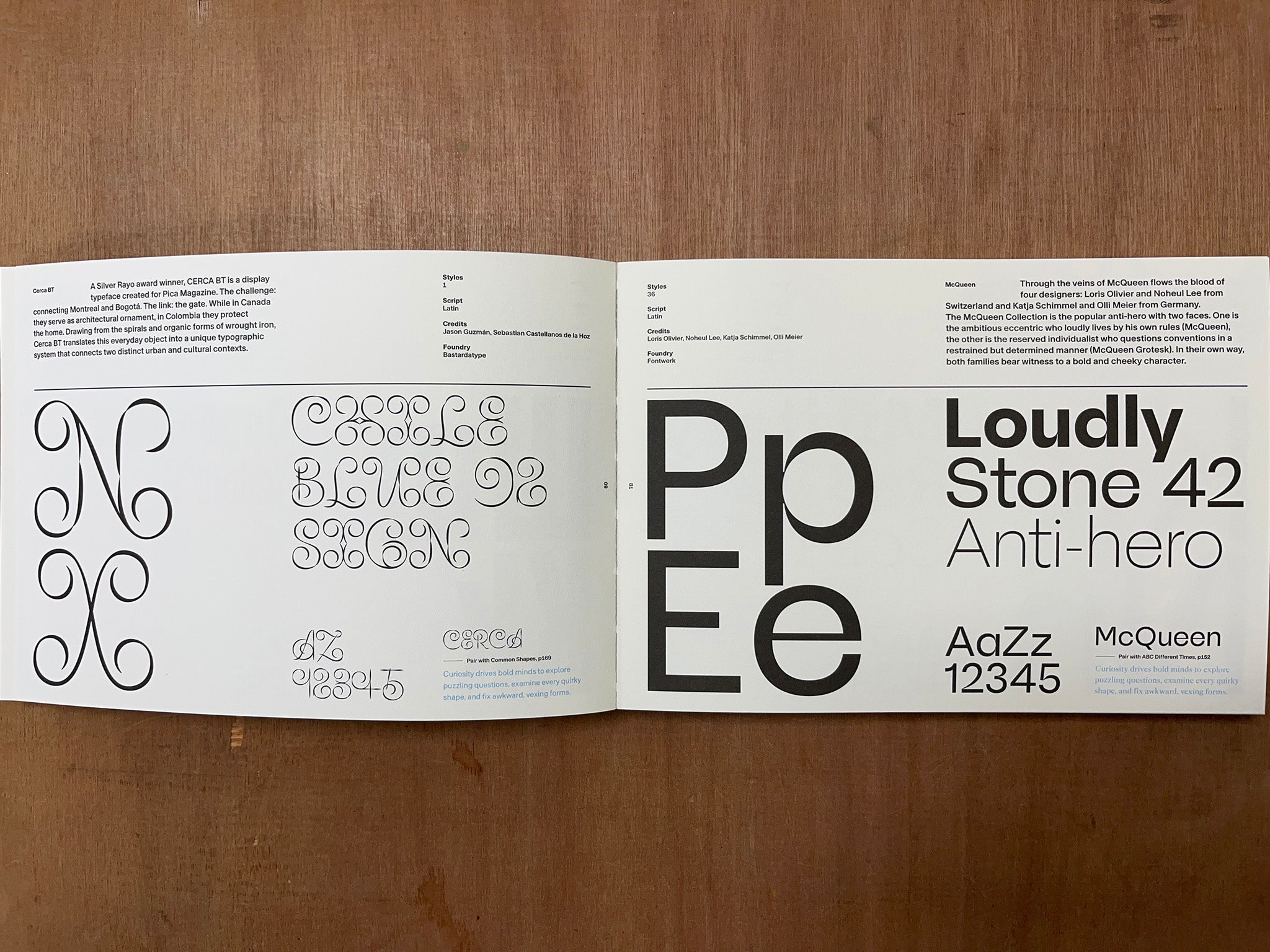 CURIOUS TYPEFACES AND WHAT TO PAIR THEM WITH by Olivia Marshall (Ed ...