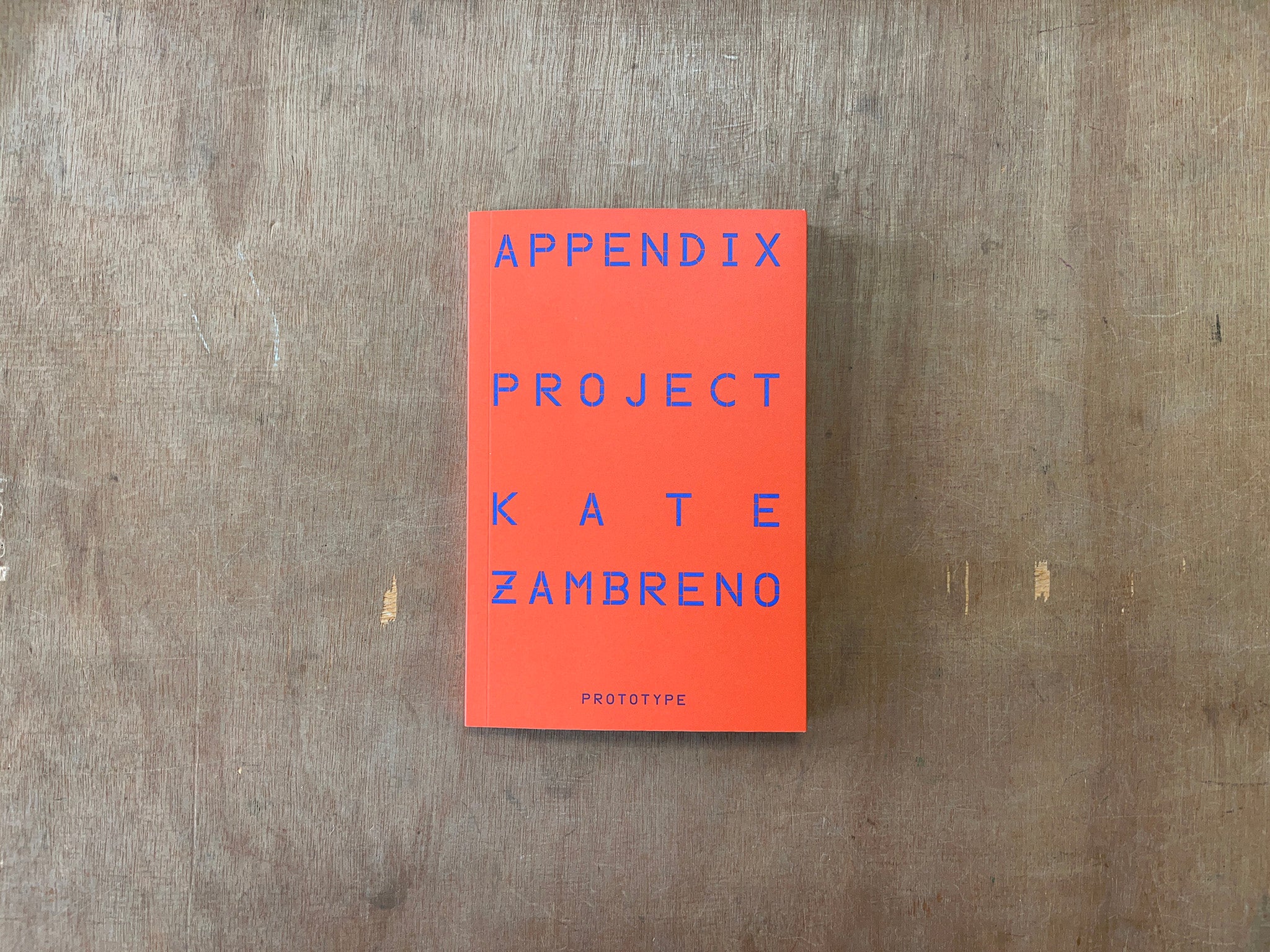 APPENDIX PROJECT by Kate Zambreno