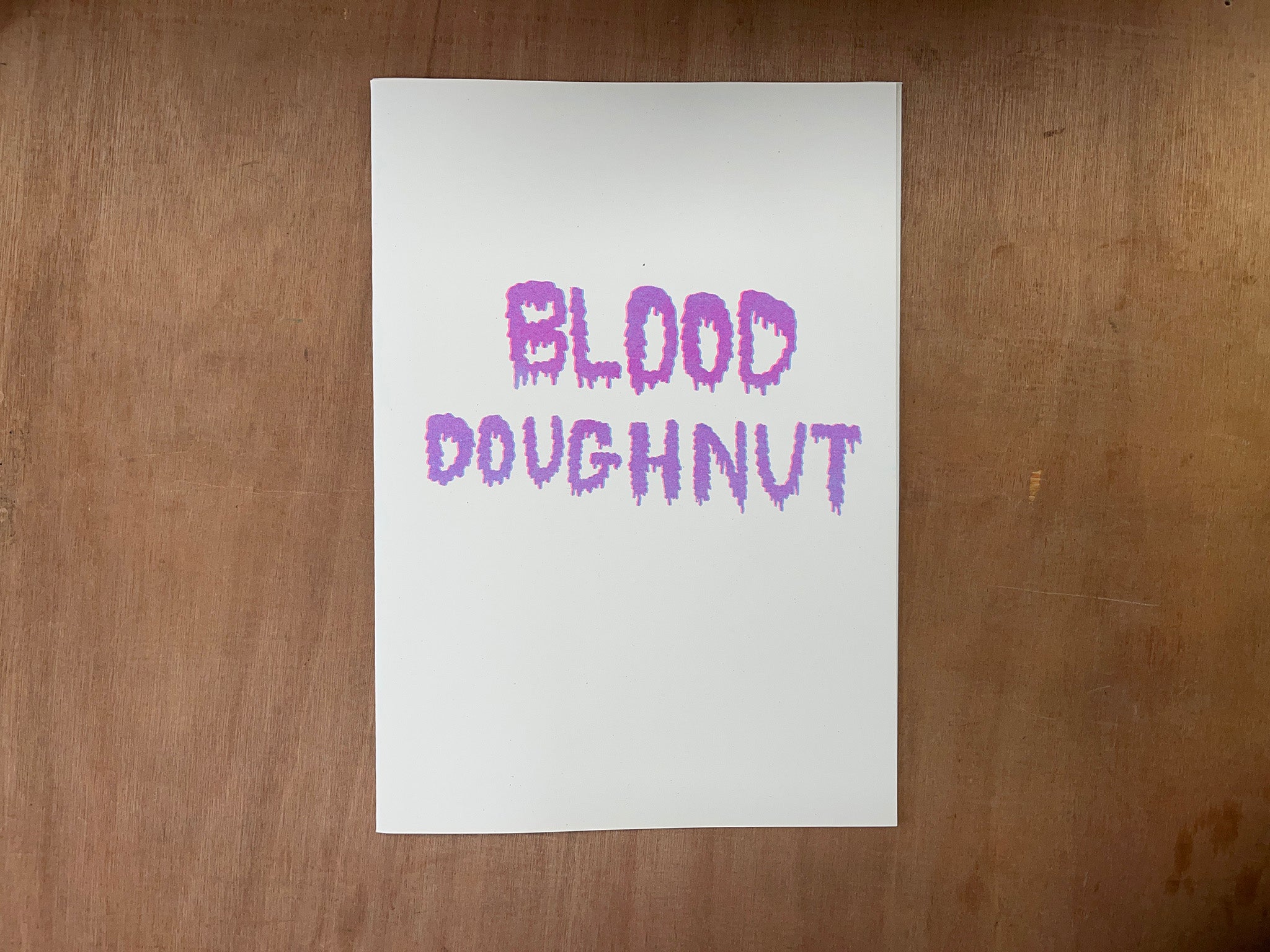 BLOOD DOUGHNUT by Will Powers