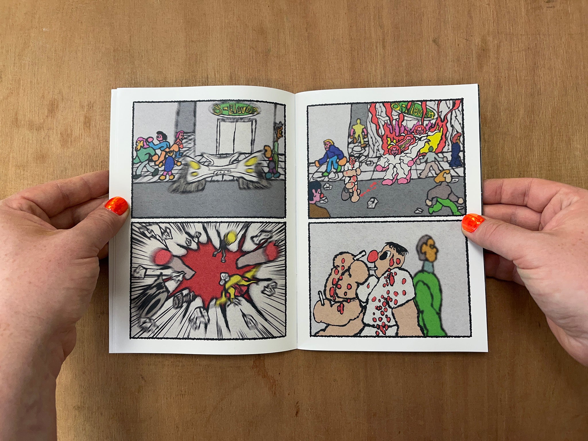 SPLIT ZINE by Junwoo Park & Youngkyum Kim