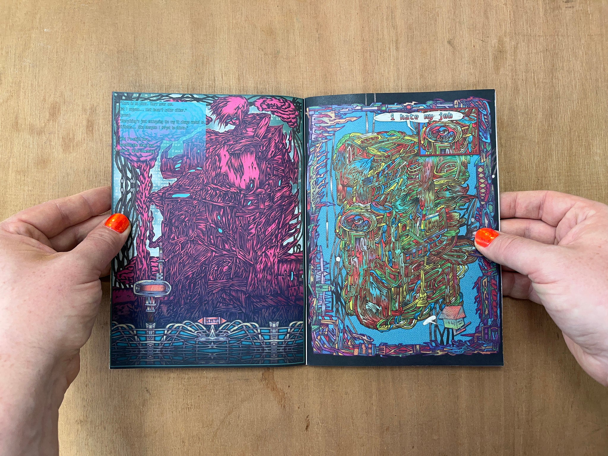 SPLIT ZINE by Junwoo Park & Youngkyum Kim