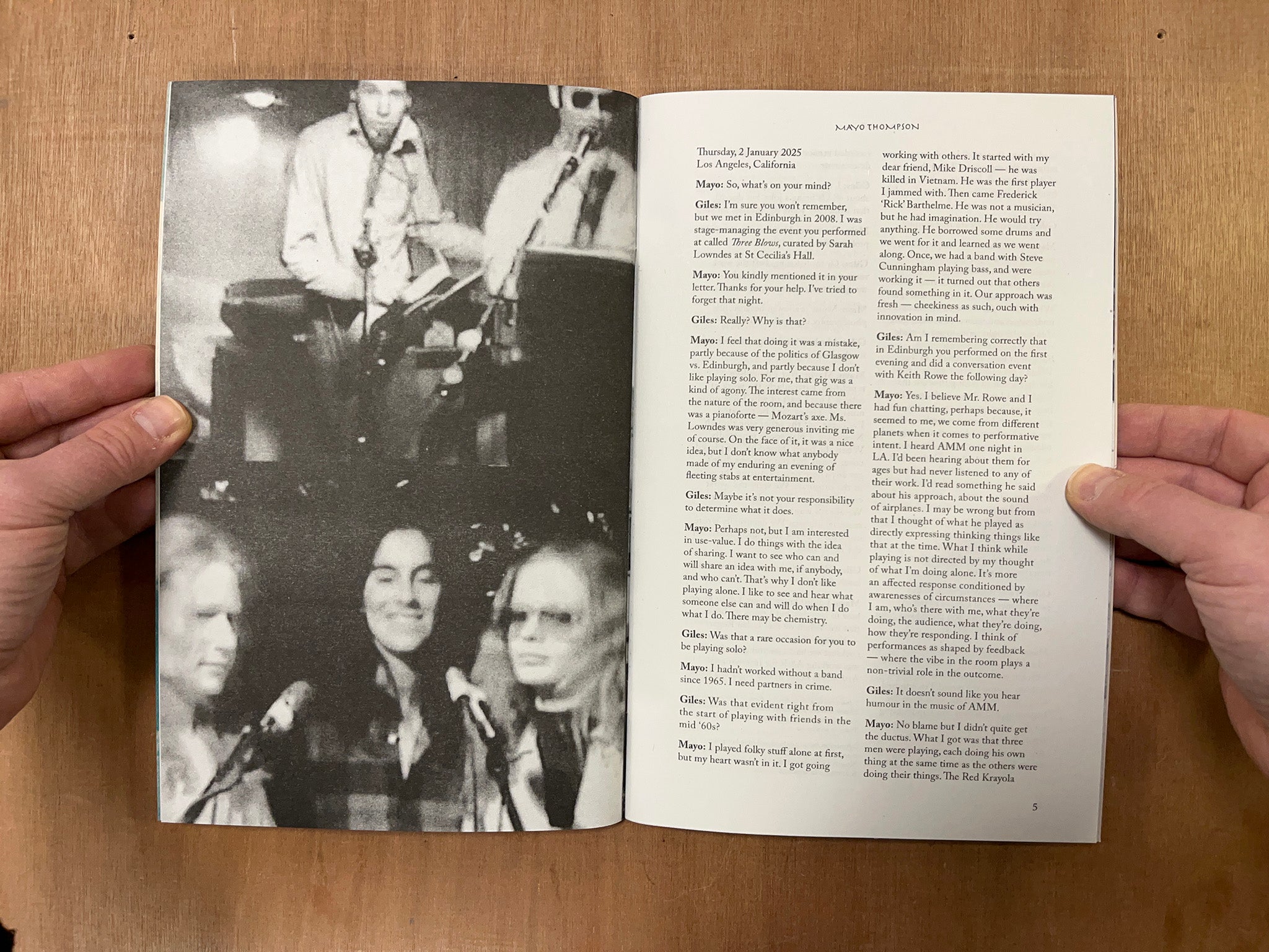 TALKER #14: MAYO THOMPSON