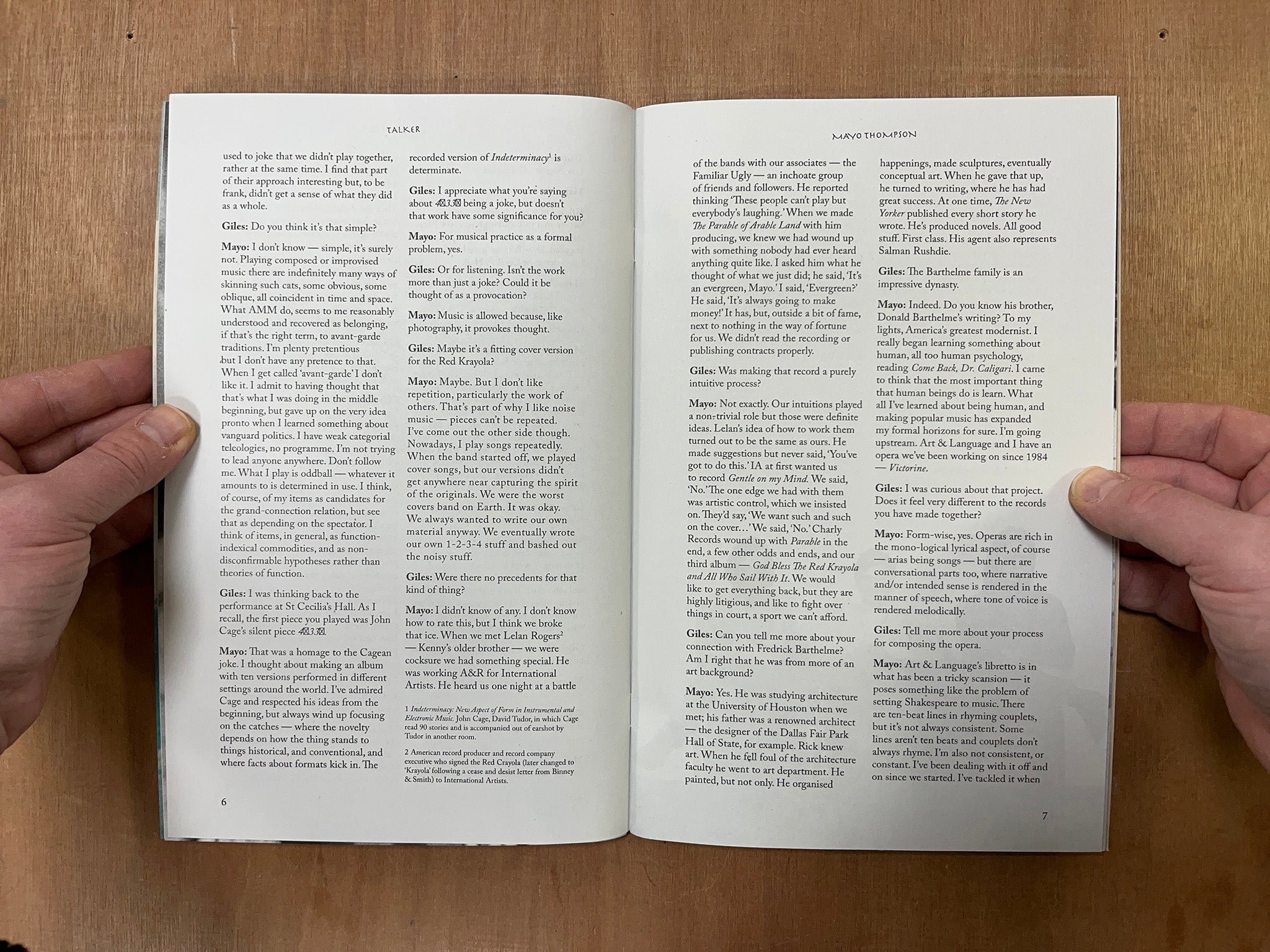 TALKER #14: MAYO THOMPSON