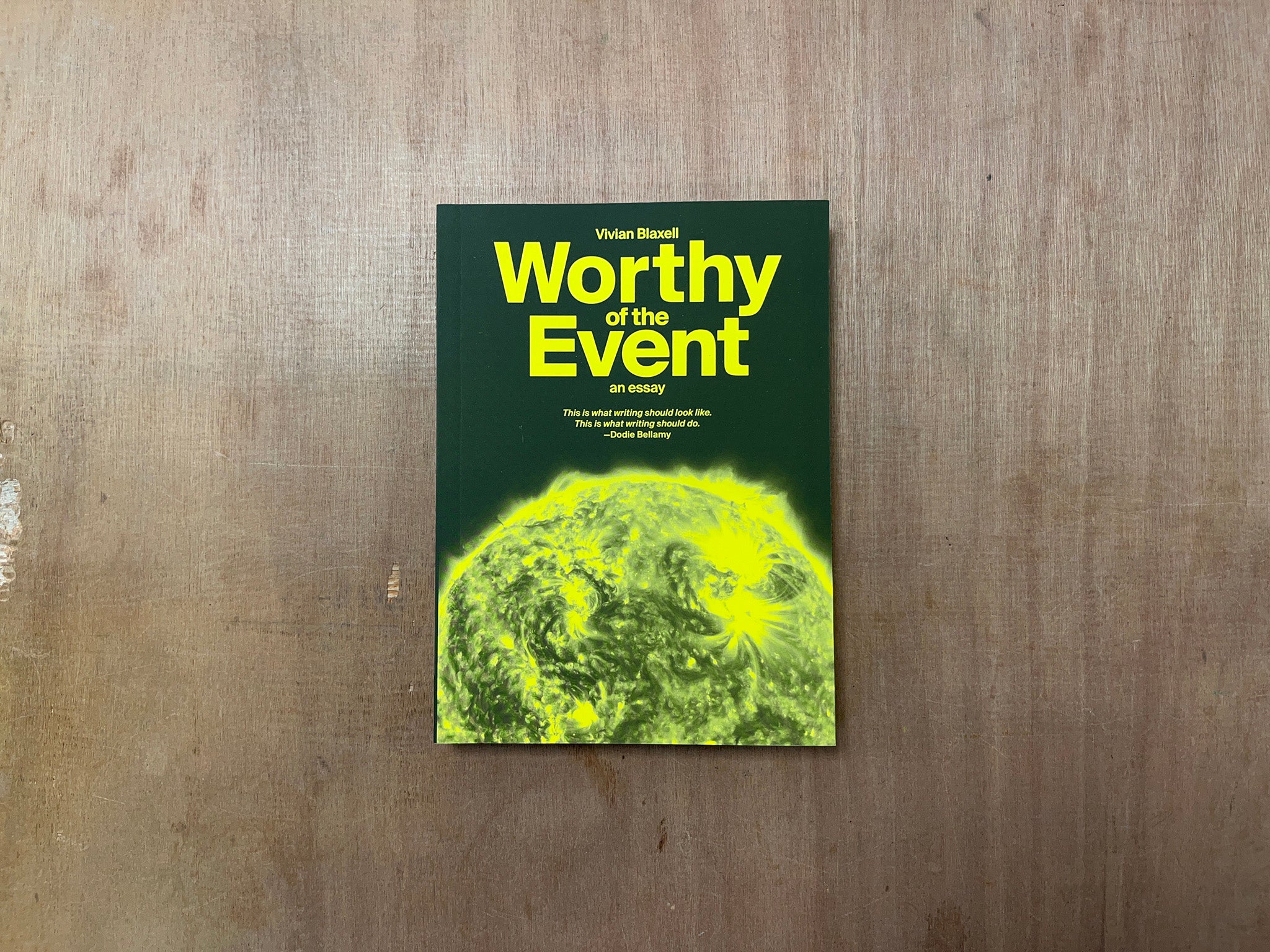 WORTHY OF THE EVENT by Vivian Blaxell