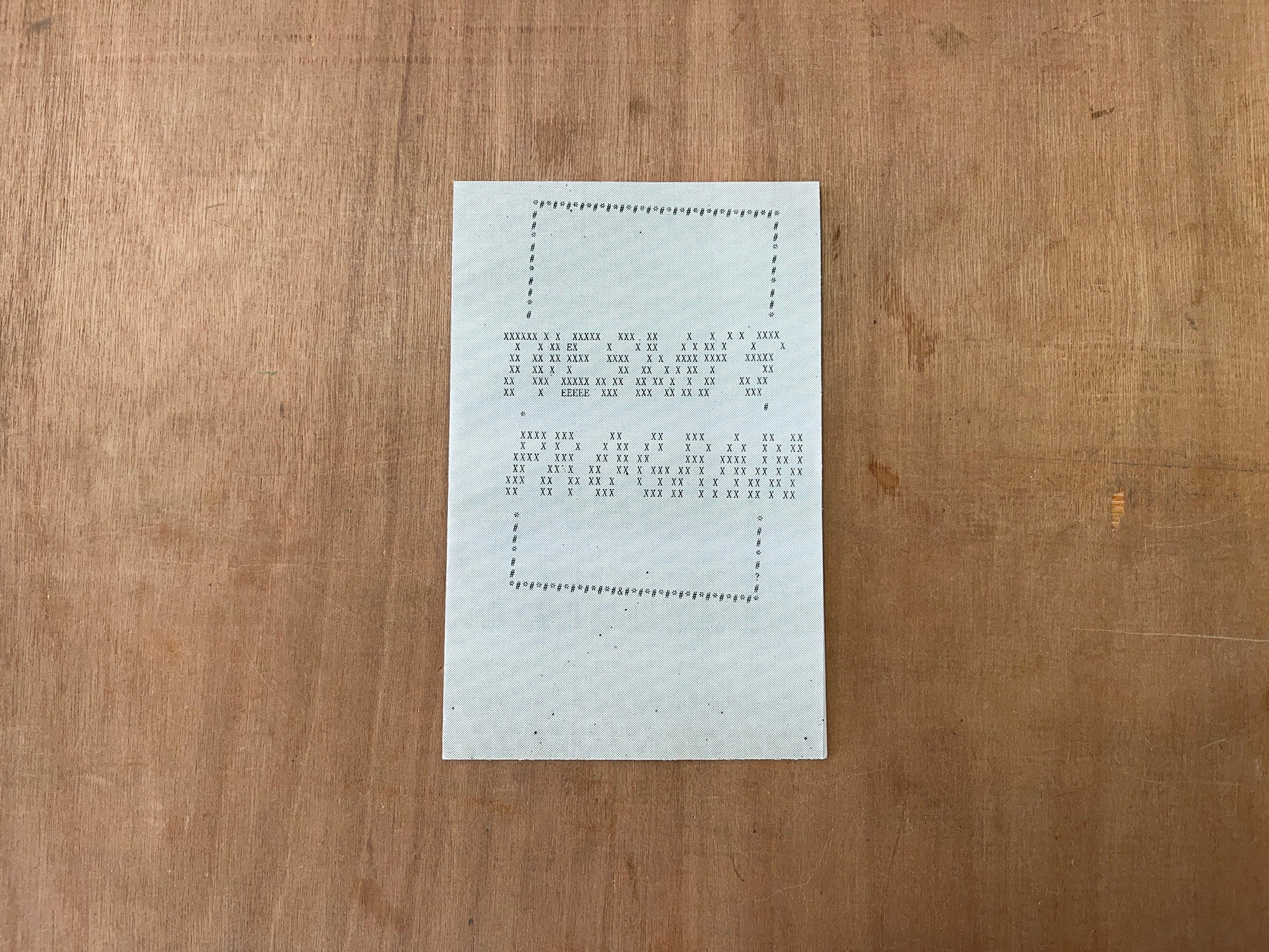 TUESDAY'S PROGRAM by Emma Cross