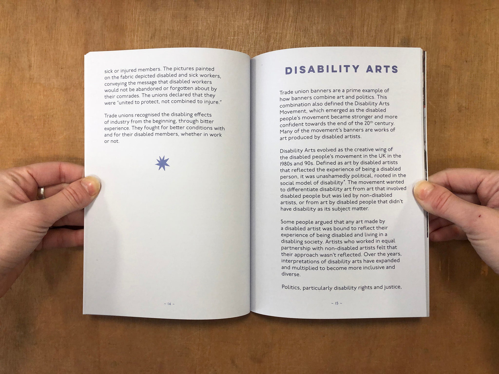 RIGHTS NOT CHARITY: PROTEST TEXTILES AND DISABILITY ACTIVISM by Gill Crawshaw