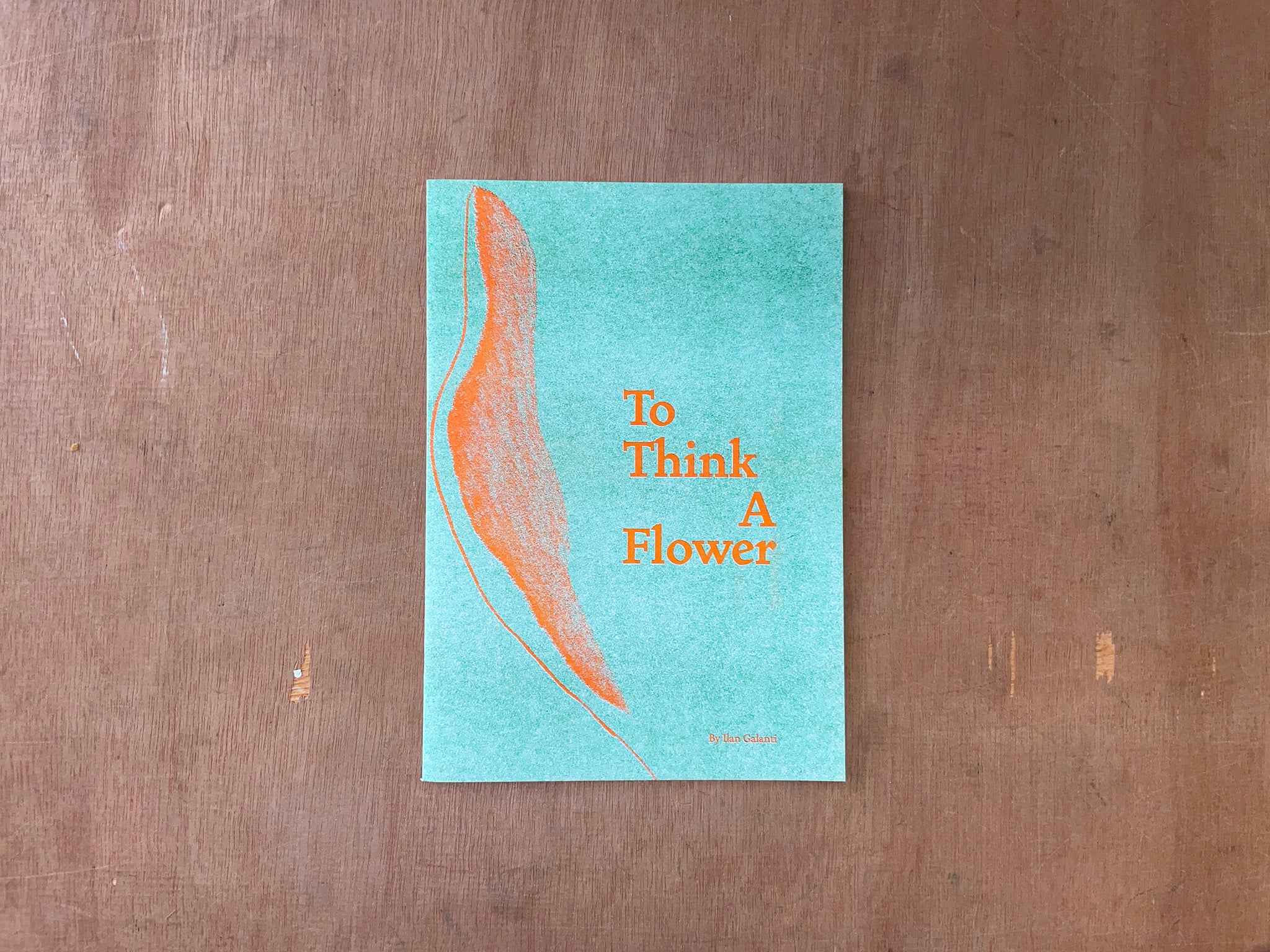 TO THINK A FLOWER by Tristan Cabral, Tom Tidar, Tamar Chaya & Aaron Weinberg