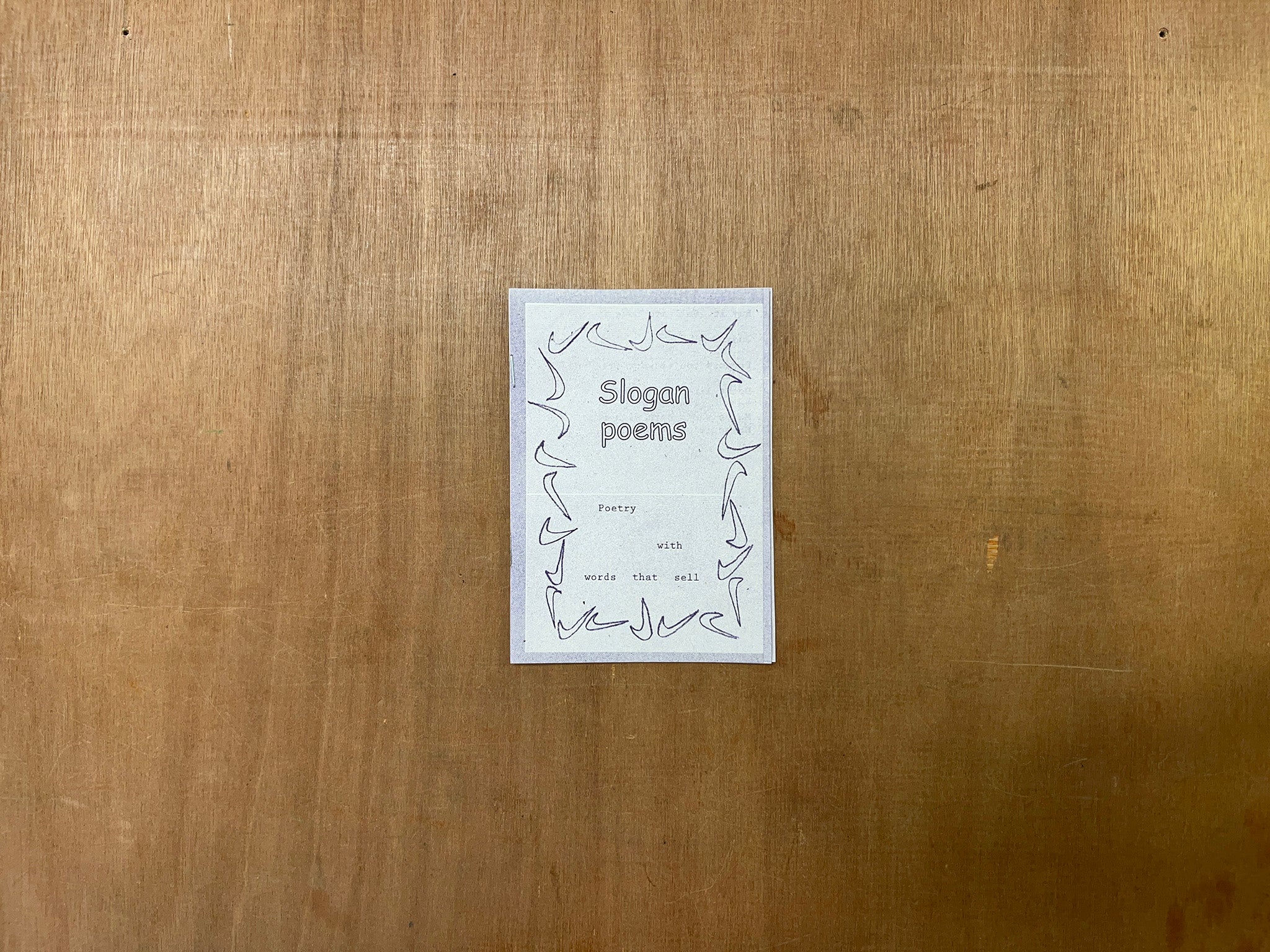 SLOGAN POEMS by Beth Xia