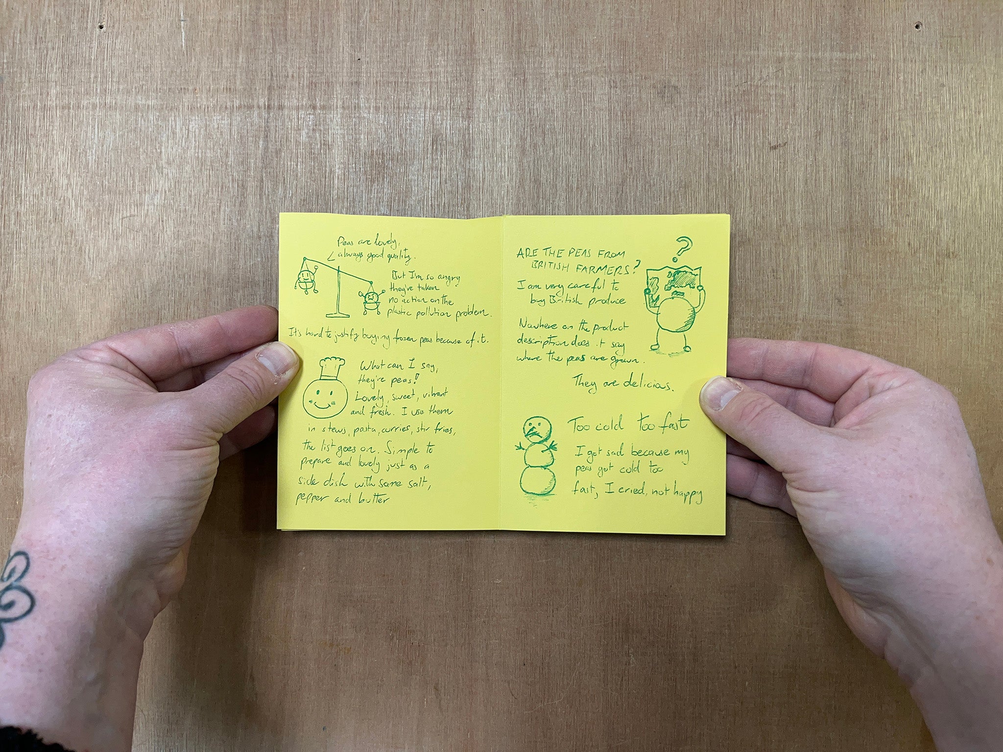 FROZEN PEAS by Folly Problem