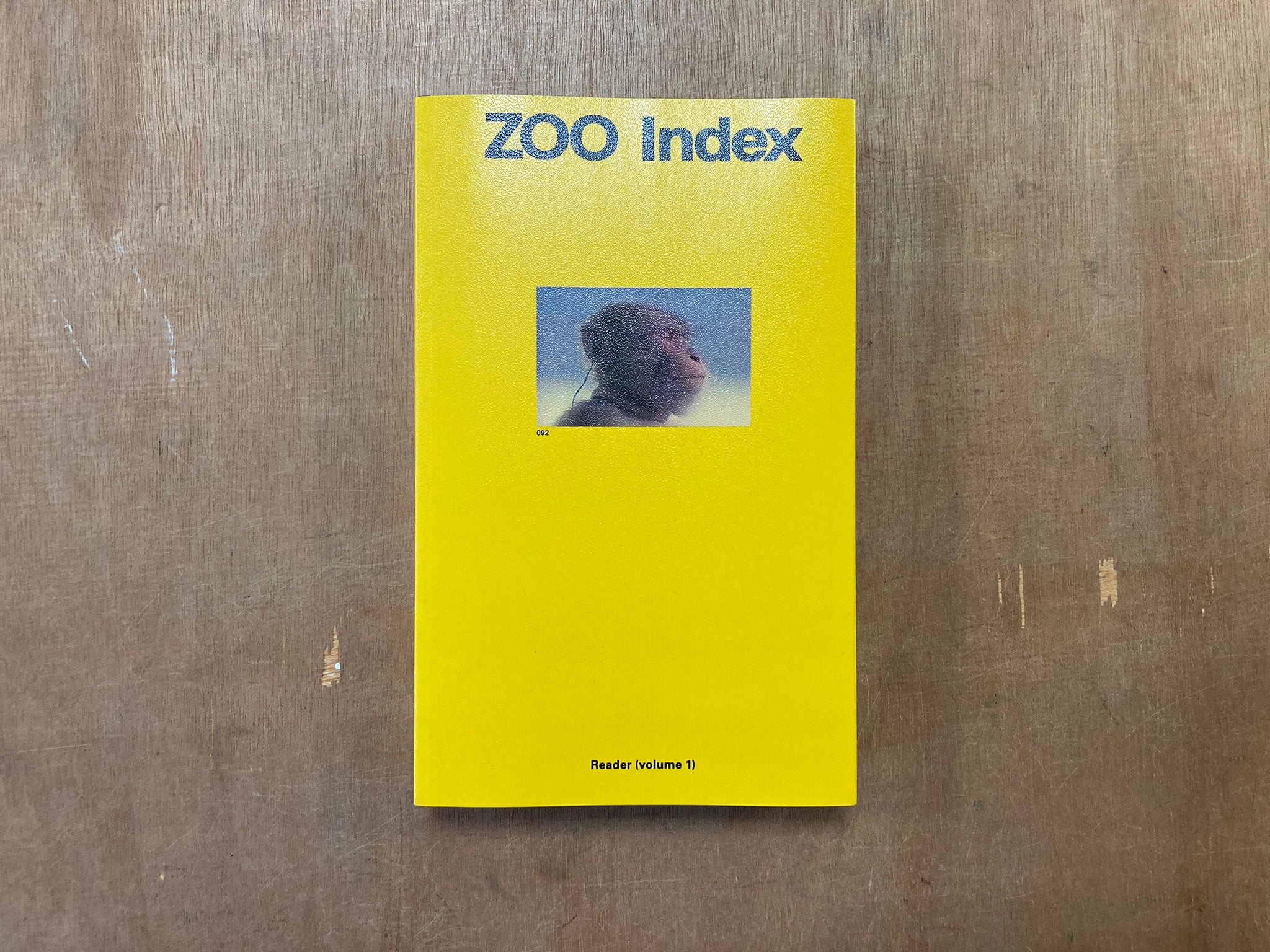ZOO INDEX READER (VOLUME 1) by Terezie Štindlová edited by Jacob Lindgren