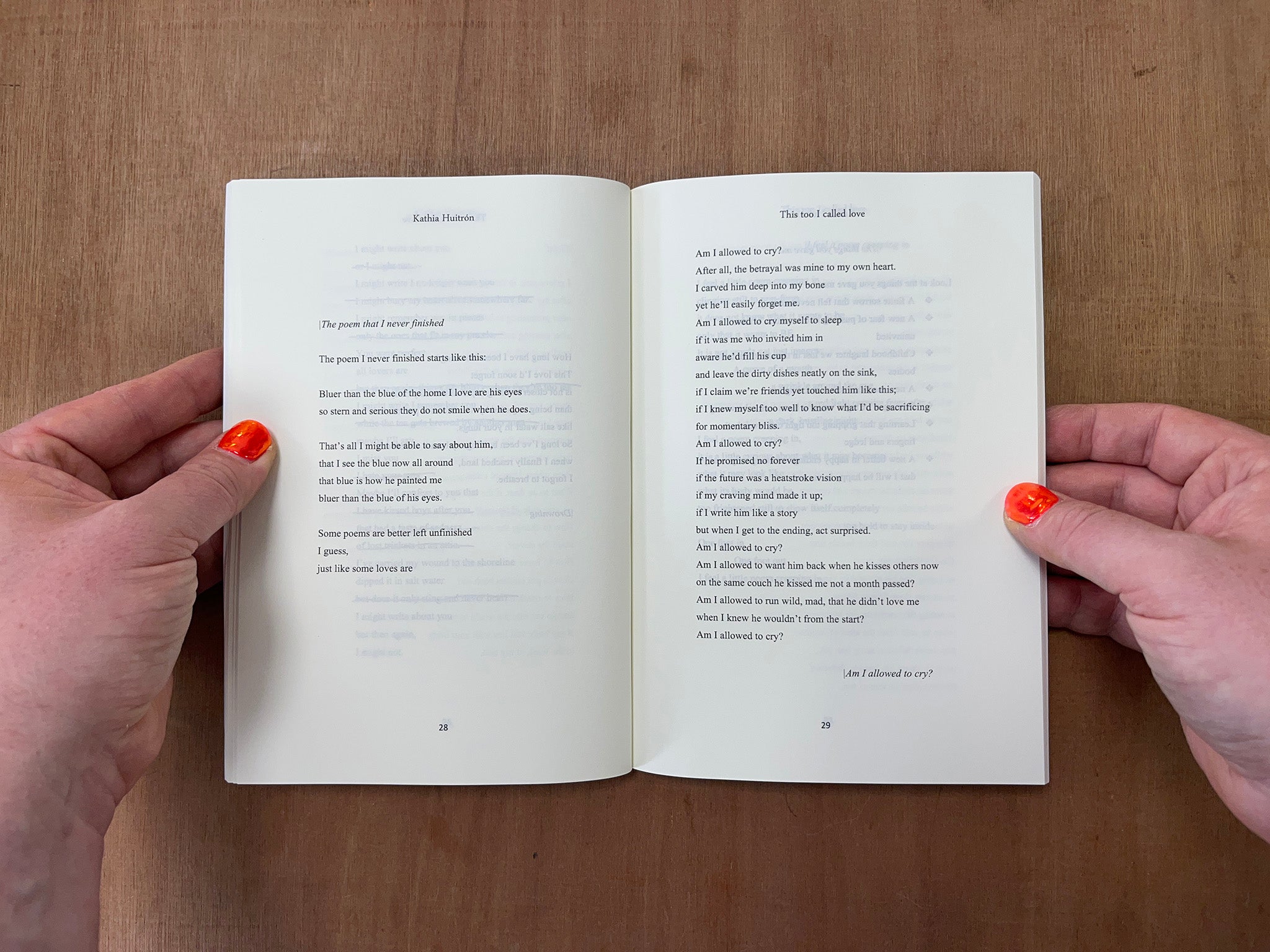 THIS TOO I CALLED LOVE by Kathia Huitron