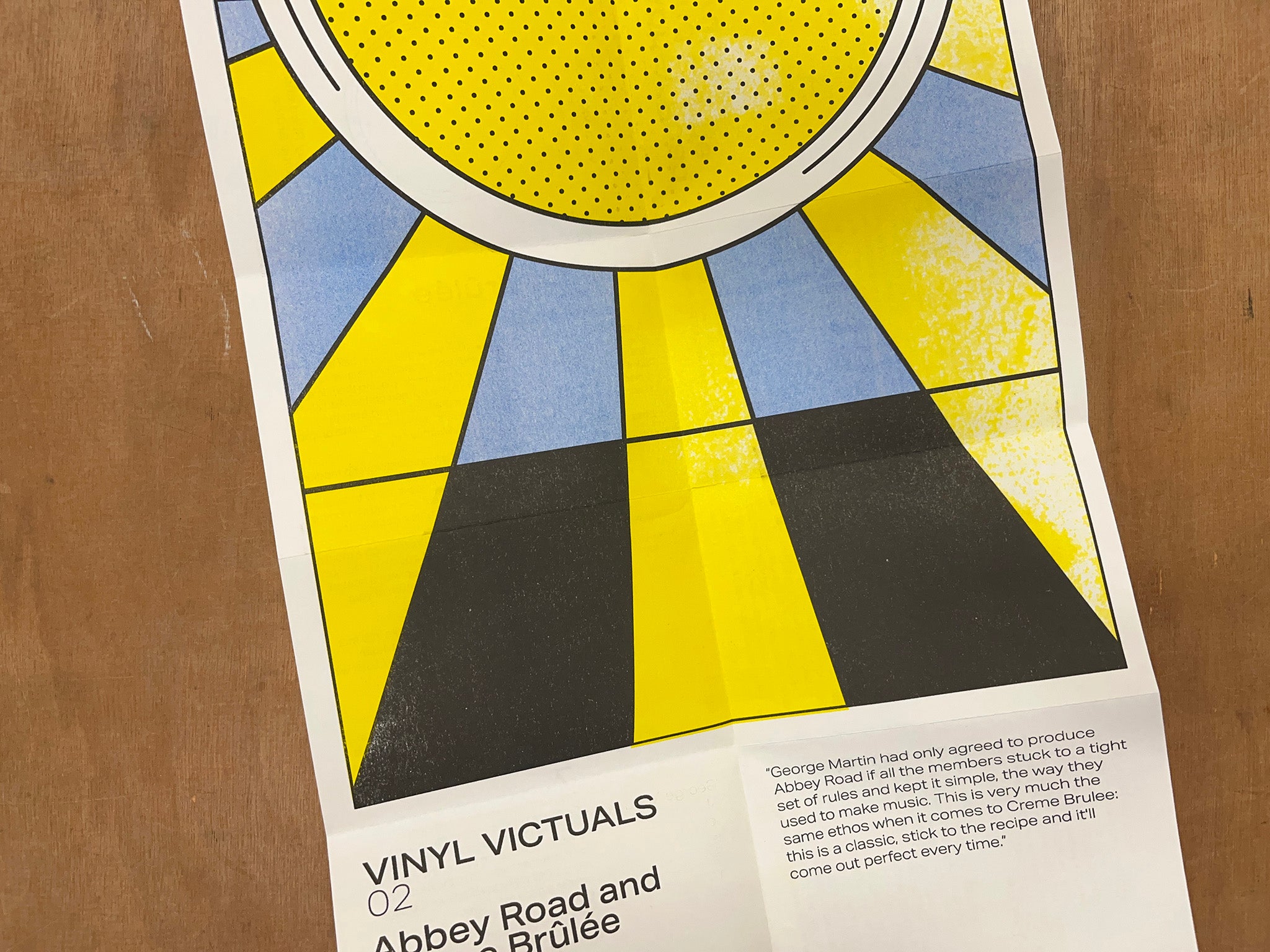 VINYL VICTUALS: ISSUES 01 & 02: HUNKY DORY AND BOLOGNESE, ABBEY ROAD AND CRÈME BRÛLÉE by Andrew Crooks