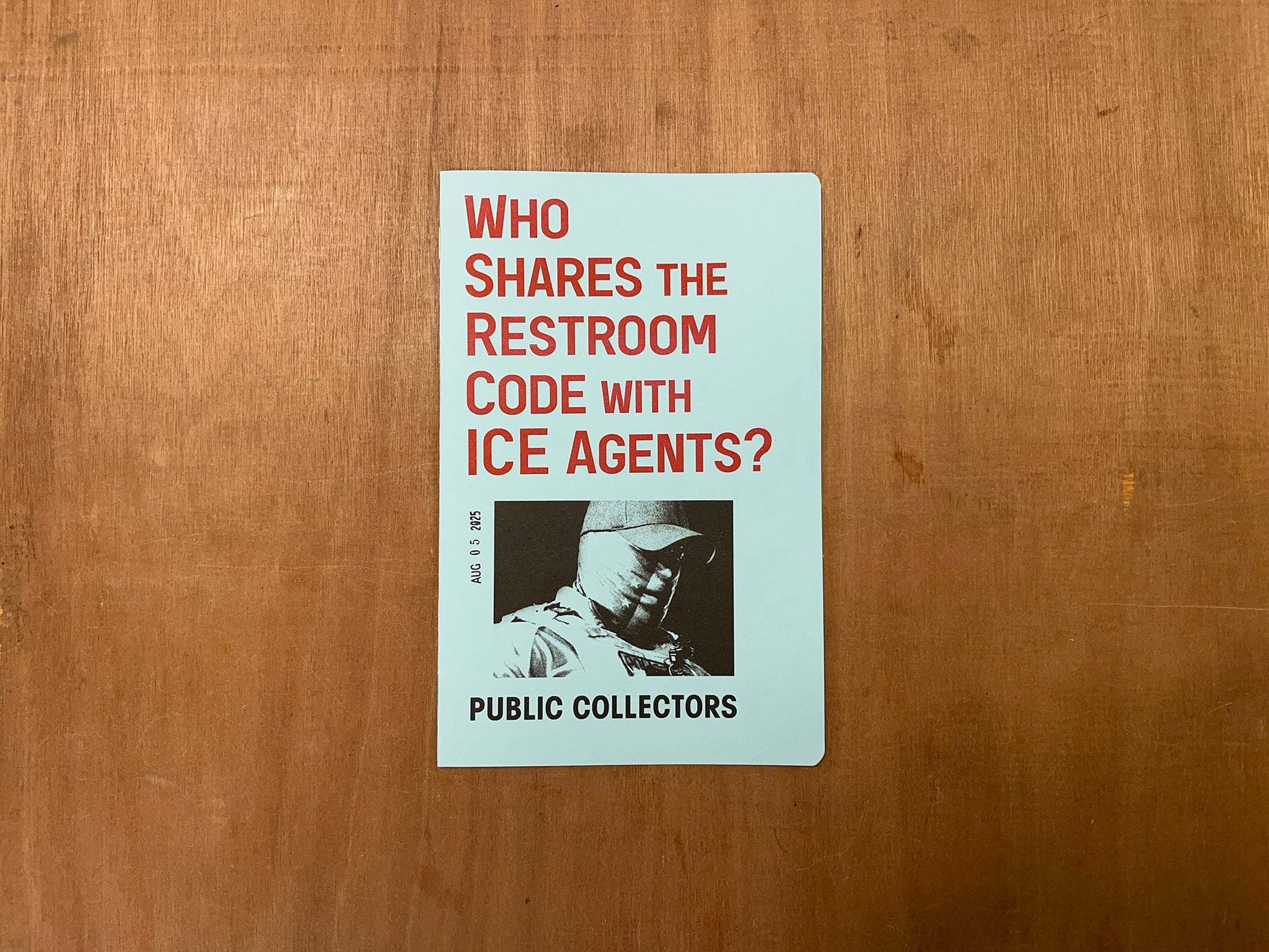 WHO SHARES THE RESTROOM CODE WITH ICE AGENTS? – Good Press — good books ...