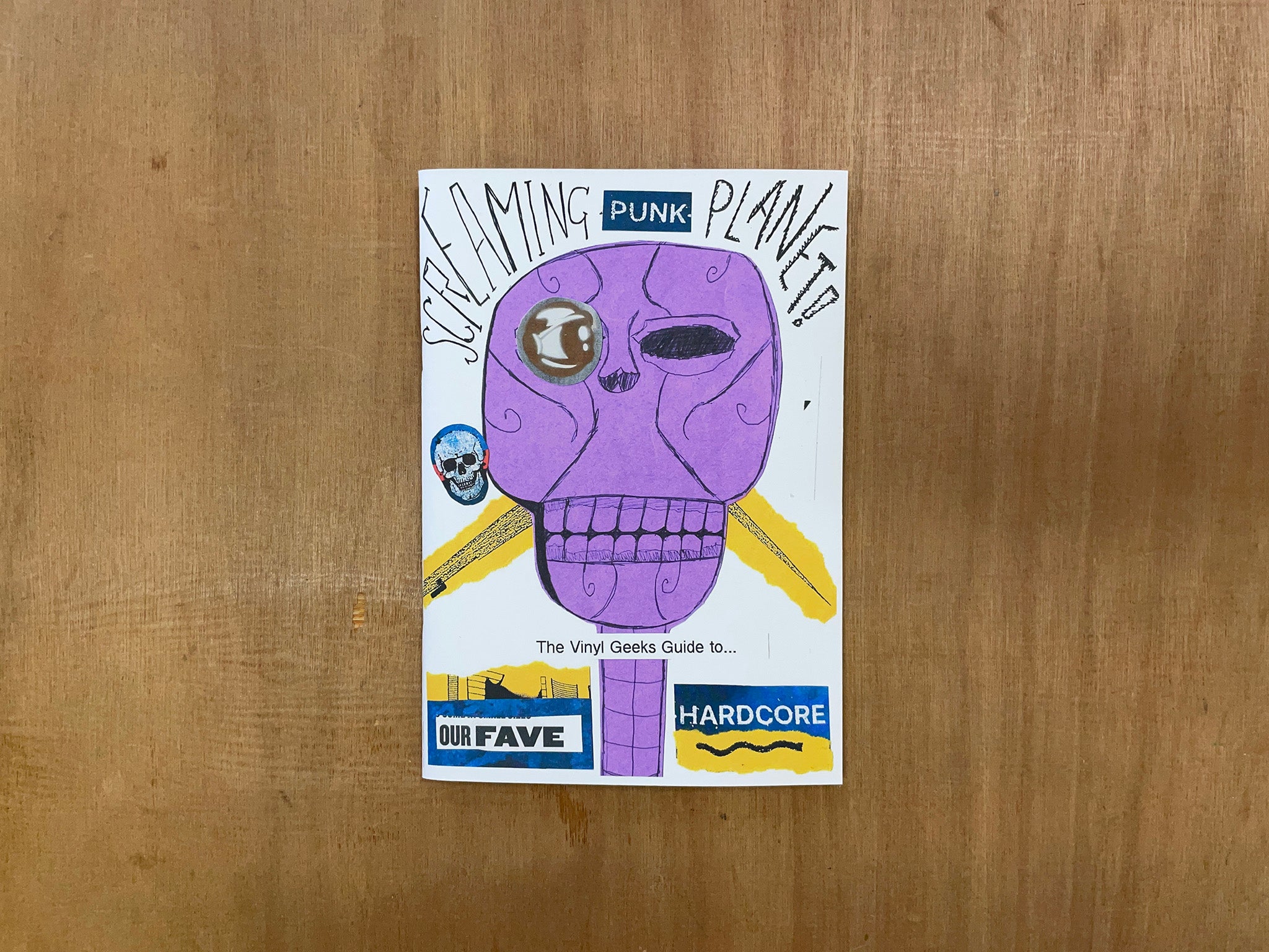 SCREAMING PUNK PLANET DOUBLE SIDED ZINE by Dave Emmerson – Good