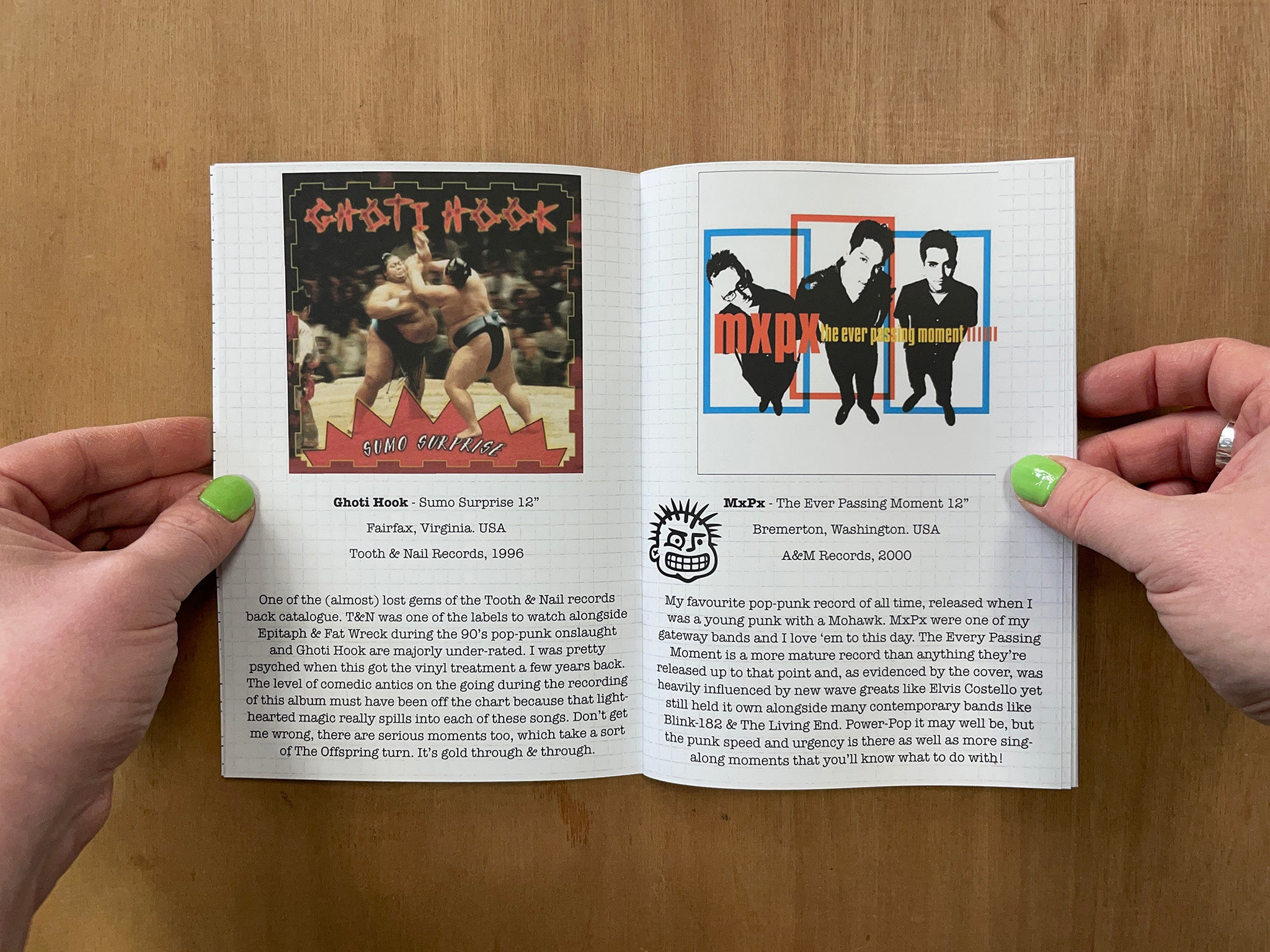 SCREAMING PUNK PLANET DOUBLE SIDED ZINE by Dave Emmerson – Good