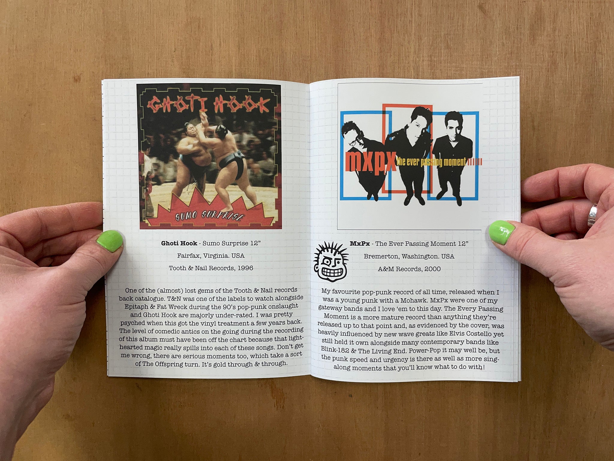 SCREAMING PUNK PLANET DOUBLE SIDED ZINE by Dave Emmerson