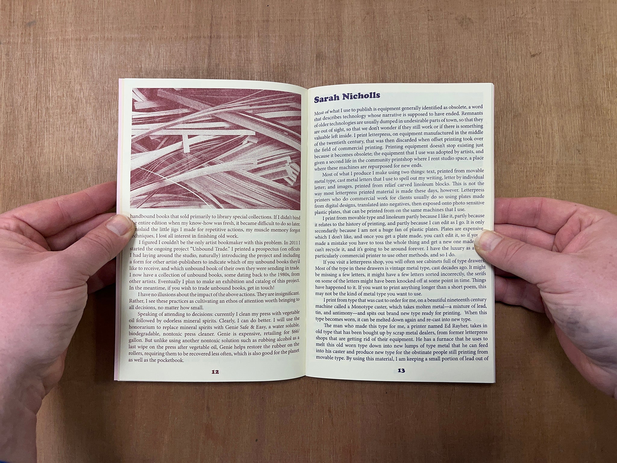 ARTIST PUBLISHERS REFLECT ON BOOK WASTE
