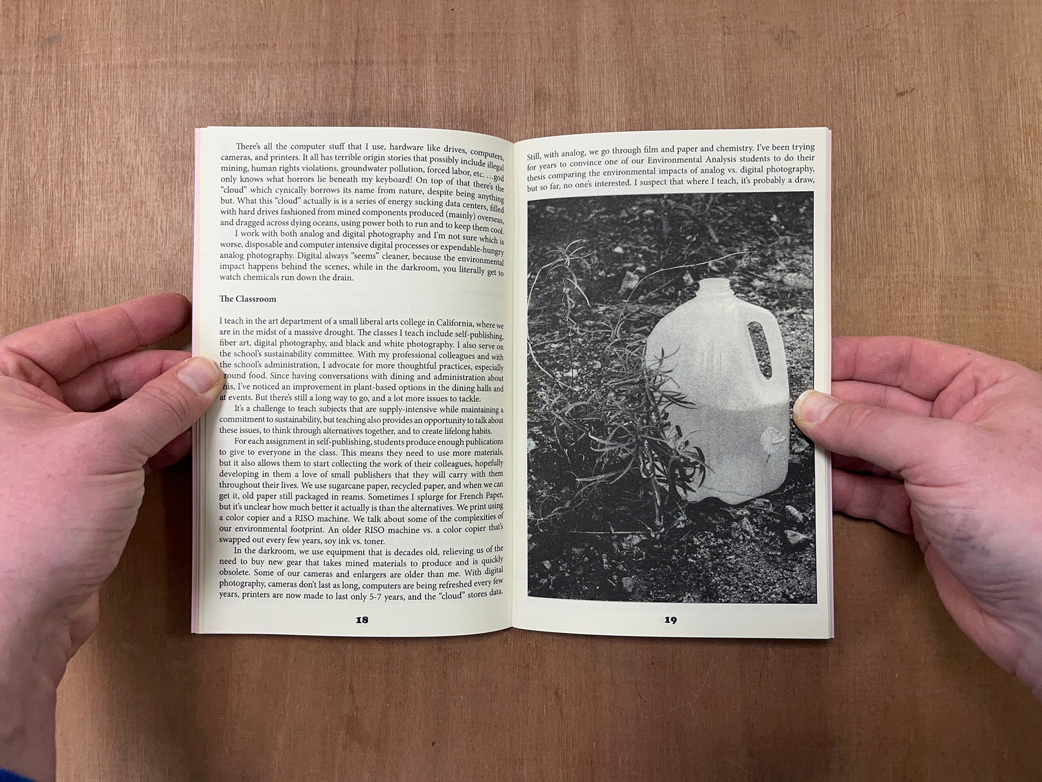 ARTIST PUBLISHERS REFLECT ON BOOK WASTE