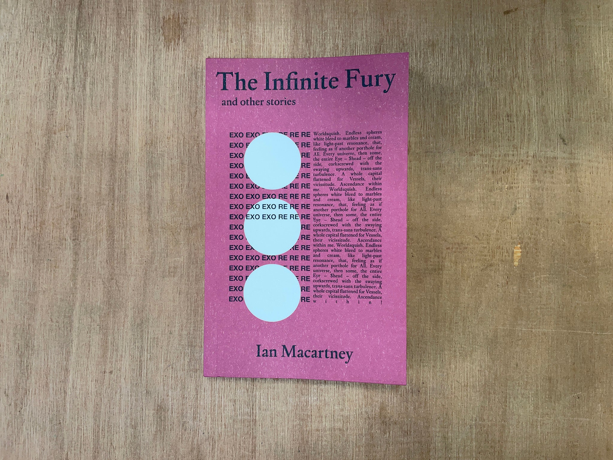 THE INFINITE FURY AND OTHER STORIES by Ian Macartney