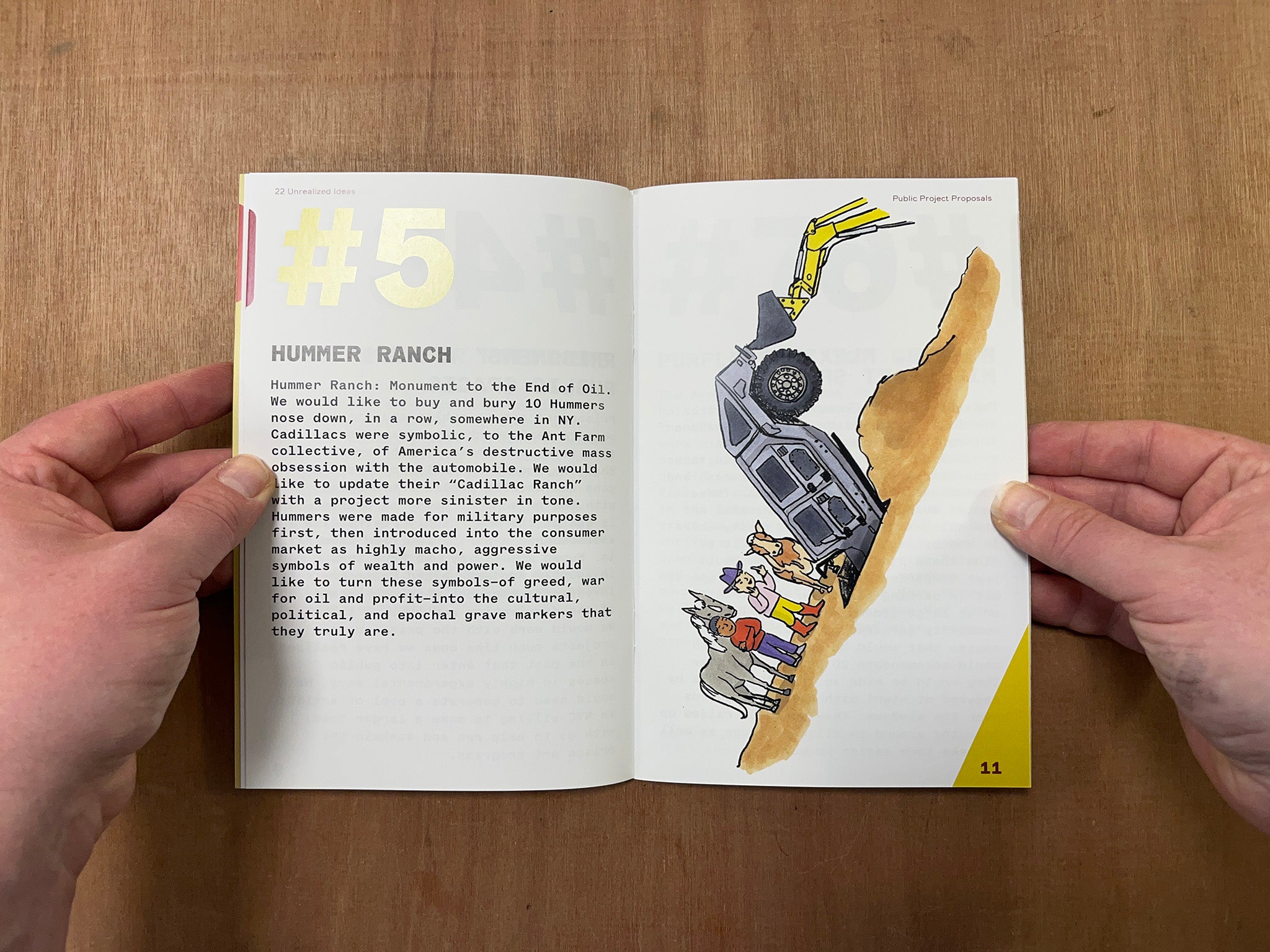 22 UNREALIZED PUBLIC PROJECT PROPOSALS