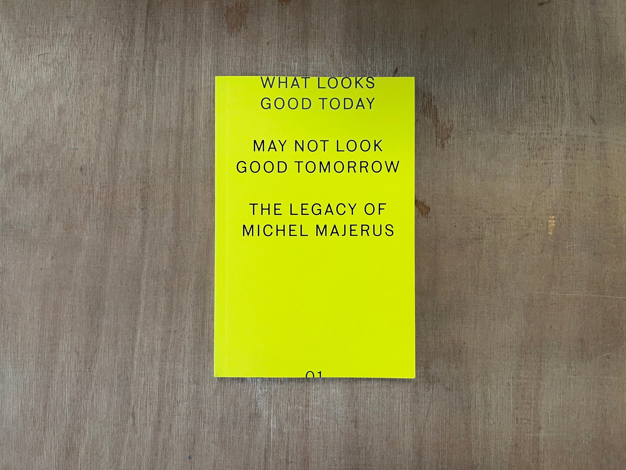 WHAT LOOKS GOOD TODAY MAY NOT LOOK GOOD TOMORROW: THE LEGACY OF MICHEL MAJERUS Ed. by Bettina Steinbrügge