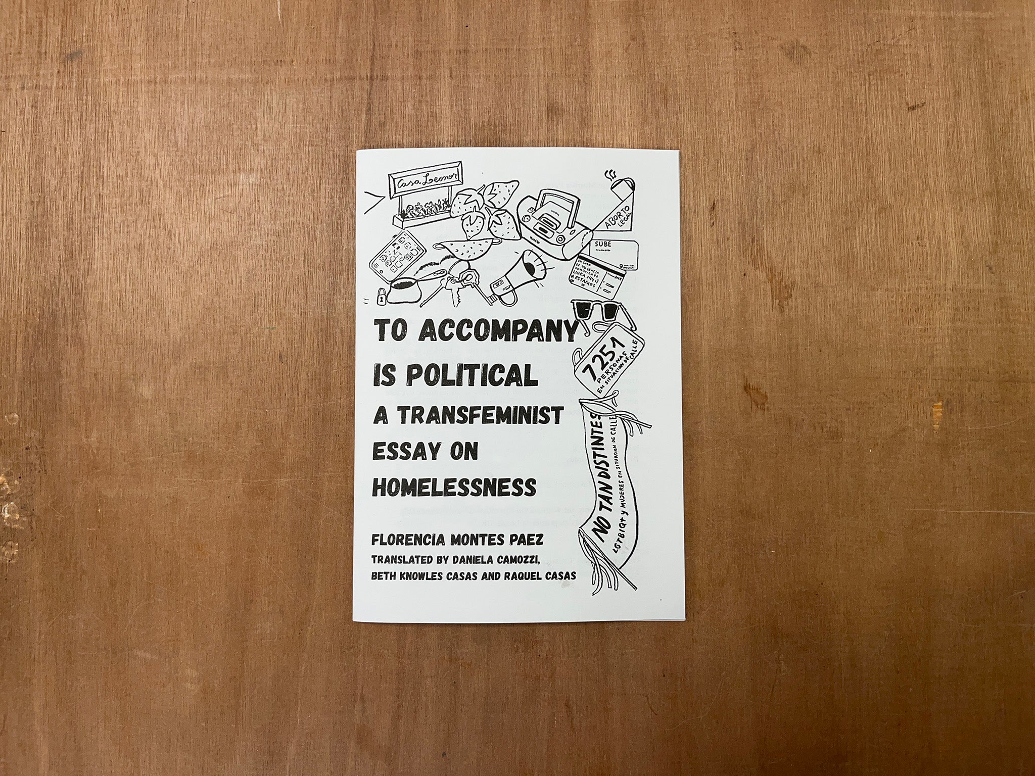 TO ACCOMPANY IS POLITICAL: A TRANSFEMINIST ESSAY ON HOMELESSNESS by Florencia Montes Paez