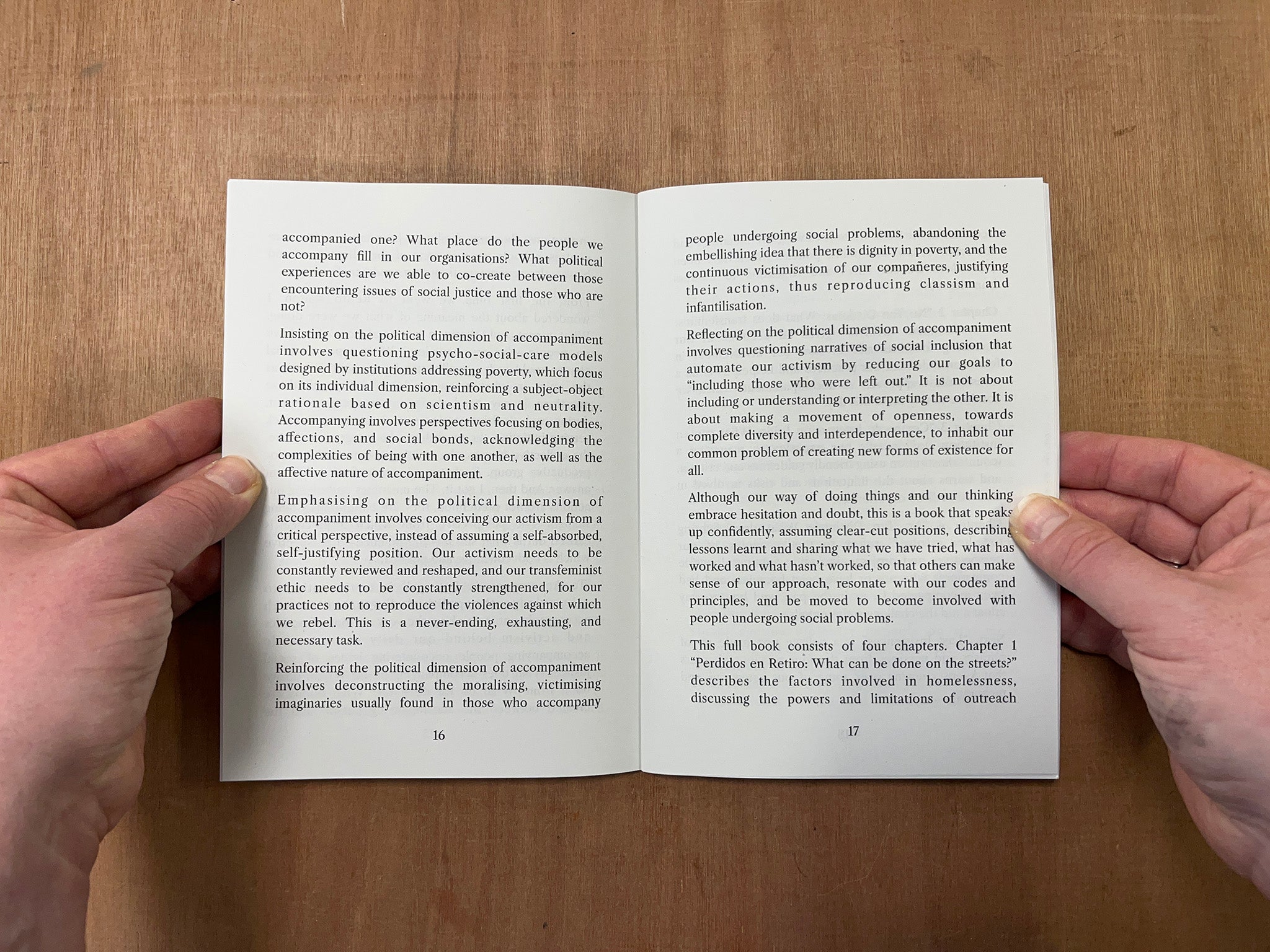 TO ACCOMPANY IS POLITICAL: A TRANSFEMINIST ESSAY ON HOMELESSNESS by Florencia Montes Paez