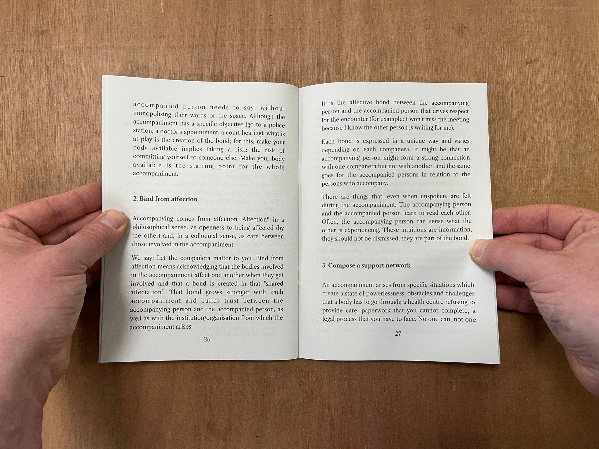 TO ACCOMPANY IS POLITICAL: A TRANSFEMINIST ESSAY ON HOMELESSNESS by Florencia Montes Paez