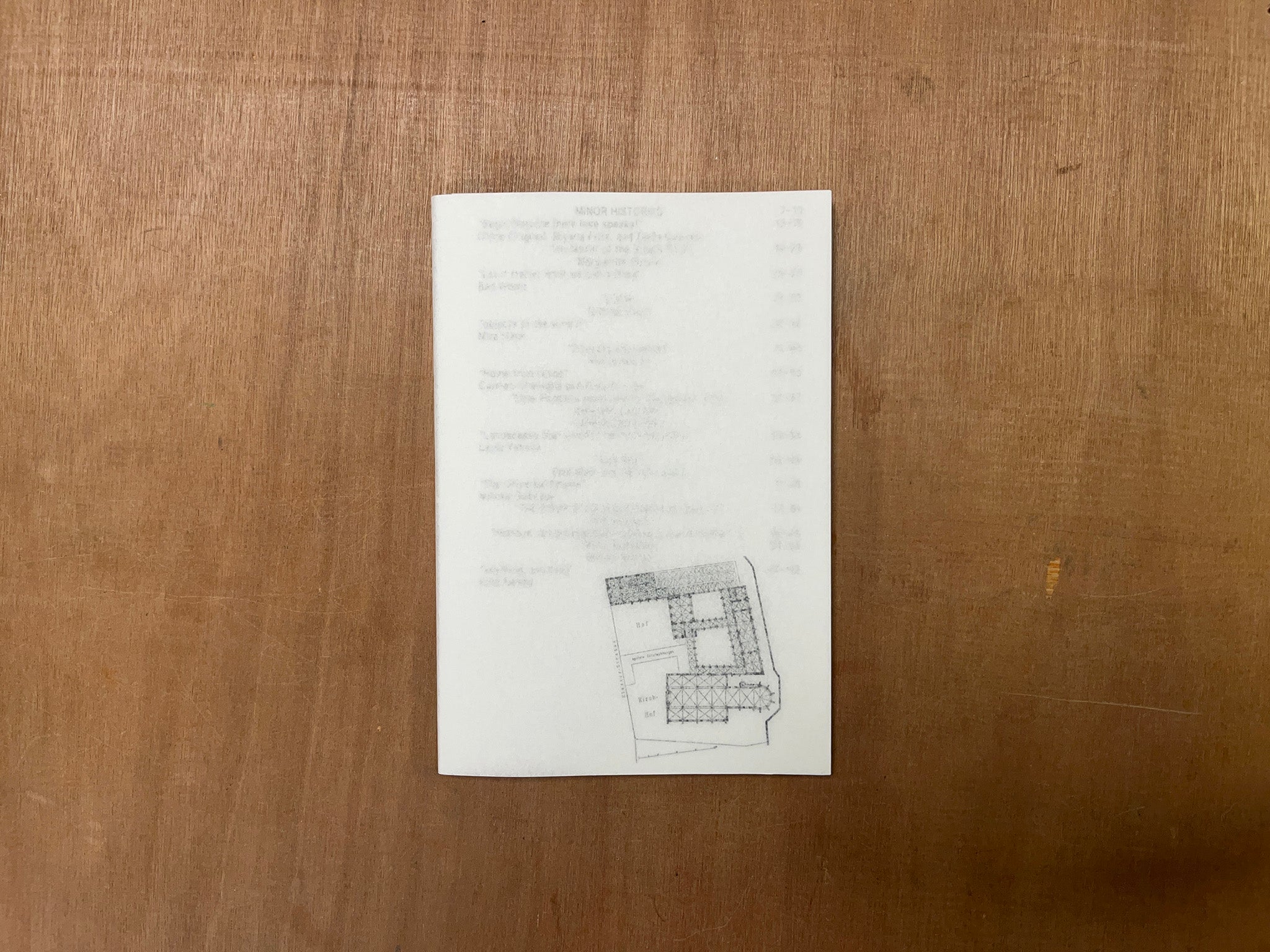 MINOR HISTORIES by Juliane Bischoff (Ed.)