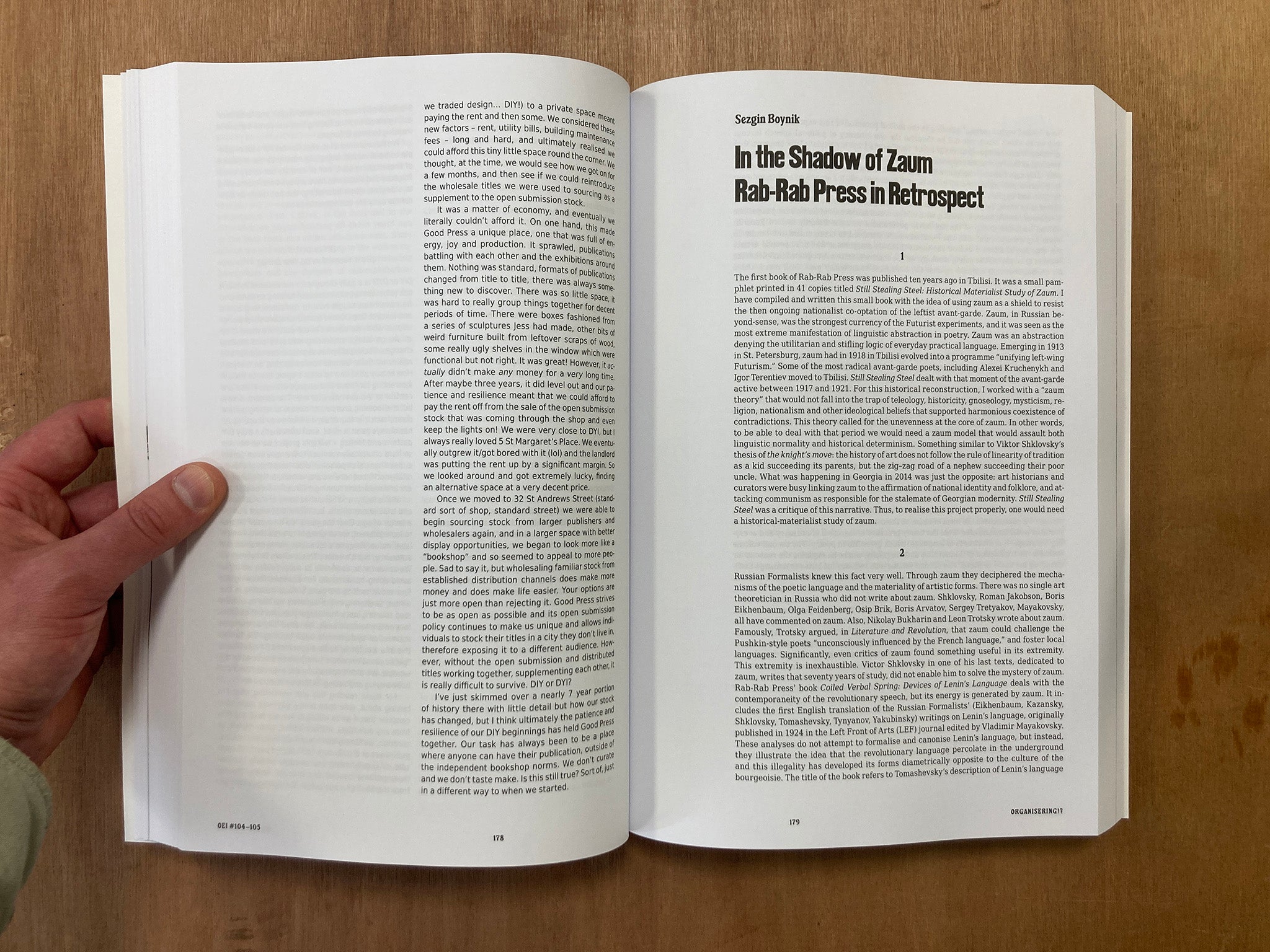 OEI # 104–105: ORGANISERING!? RUM FÖR KULTUR: FOLKETS HUS, KULTURHUS, PUBLICERINGSPRAKTIKER (ORGANIZATION!? ROOM FOR CULTURE: THE PEOPLE'S HOUSE, CULTURE HOUSE, PUBLICATION PRACTICES)