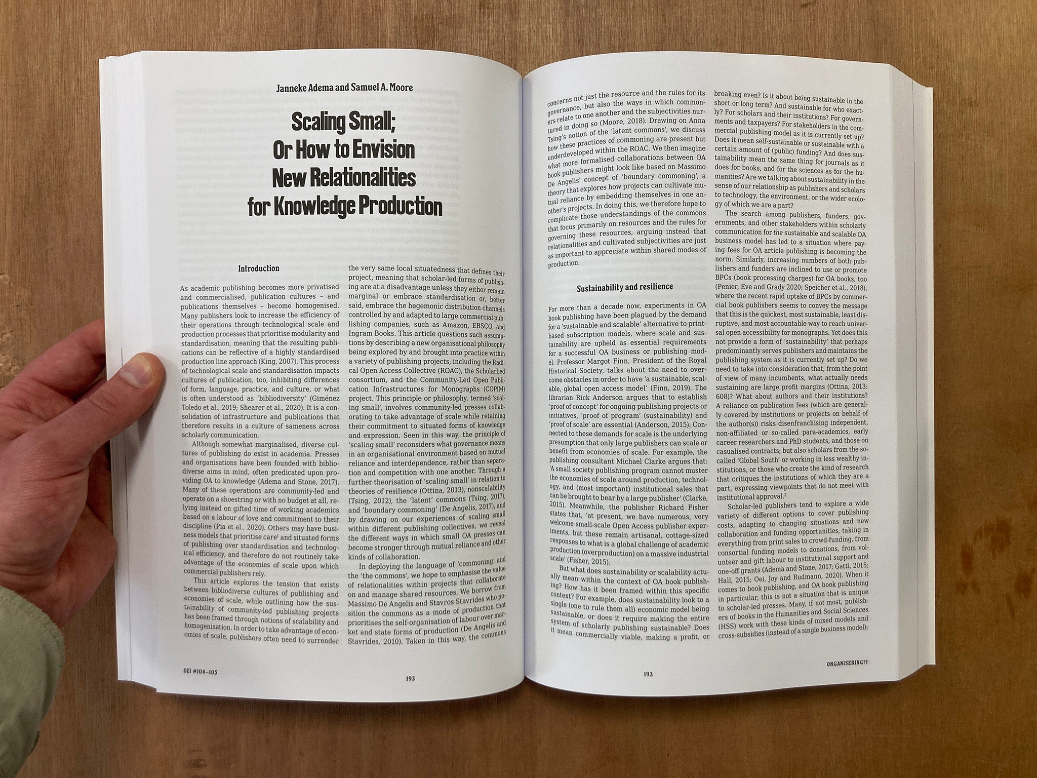 OEI # 104–105: ORGANISERING!? RUM FÖR KULTUR: FOLKETS HUS, KULTURHUS, PUBLICERINGSPRAKTIKER (ORGANIZATION!? ROOM FOR CULTURE: THE PEOPLE'S HOUSE, CULTURE HOUSE, PUBLICATION PRACTICES)