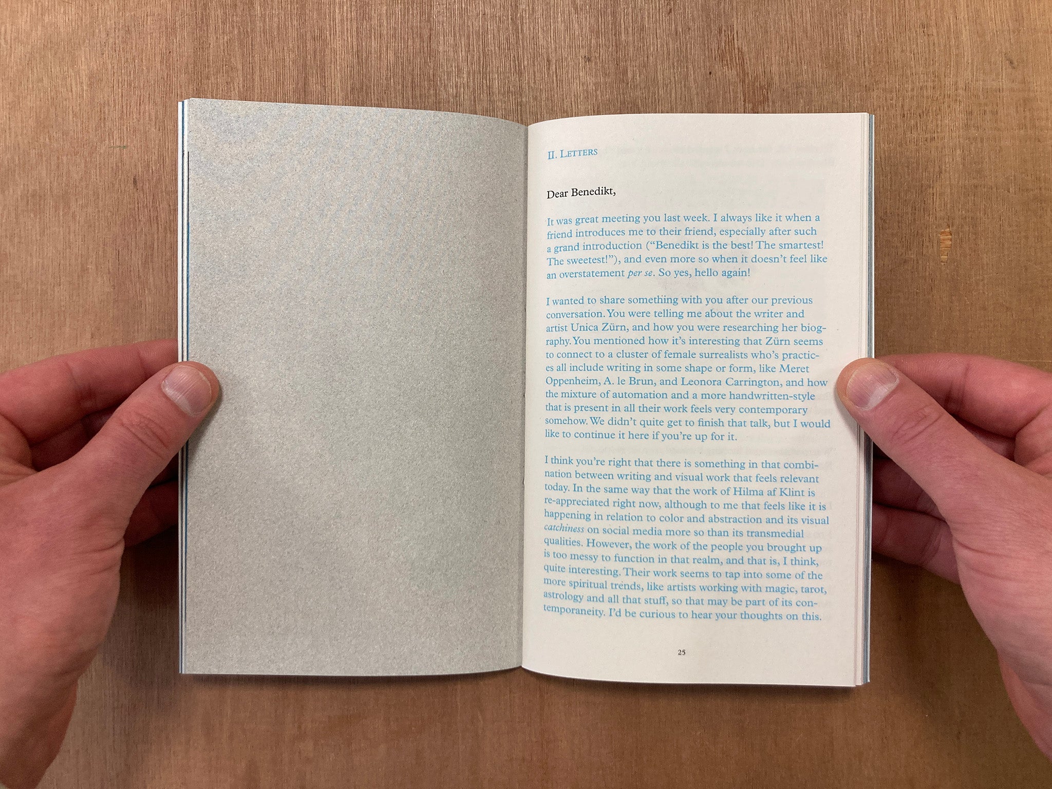 BLURRY ANGEL: LETTERS ON LIKING by Romy Day Winkel and Benedikt Kuhn