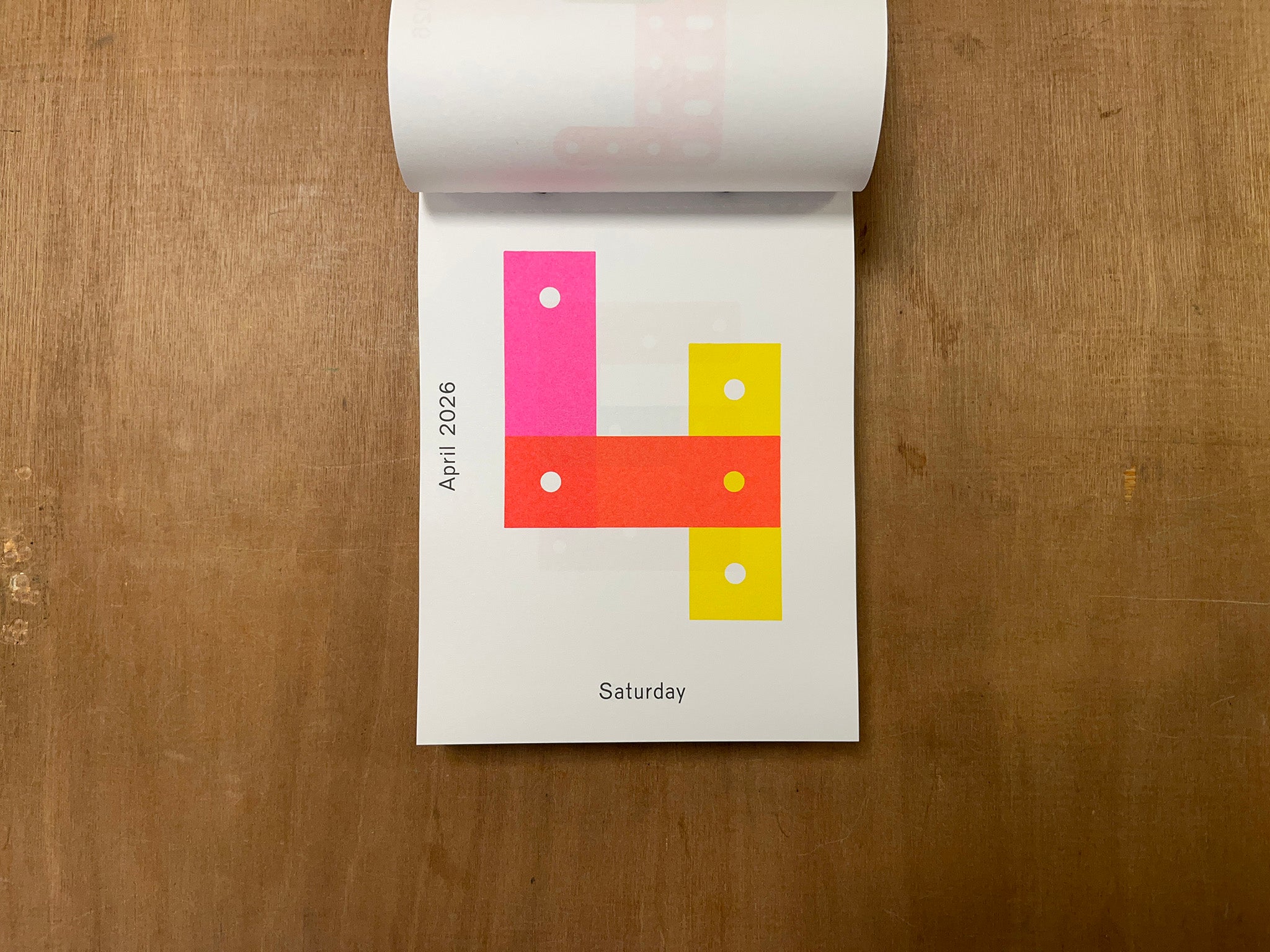EVERY DAY IS A NEW DAY / CALENDAR 2026 by Karel Martens
