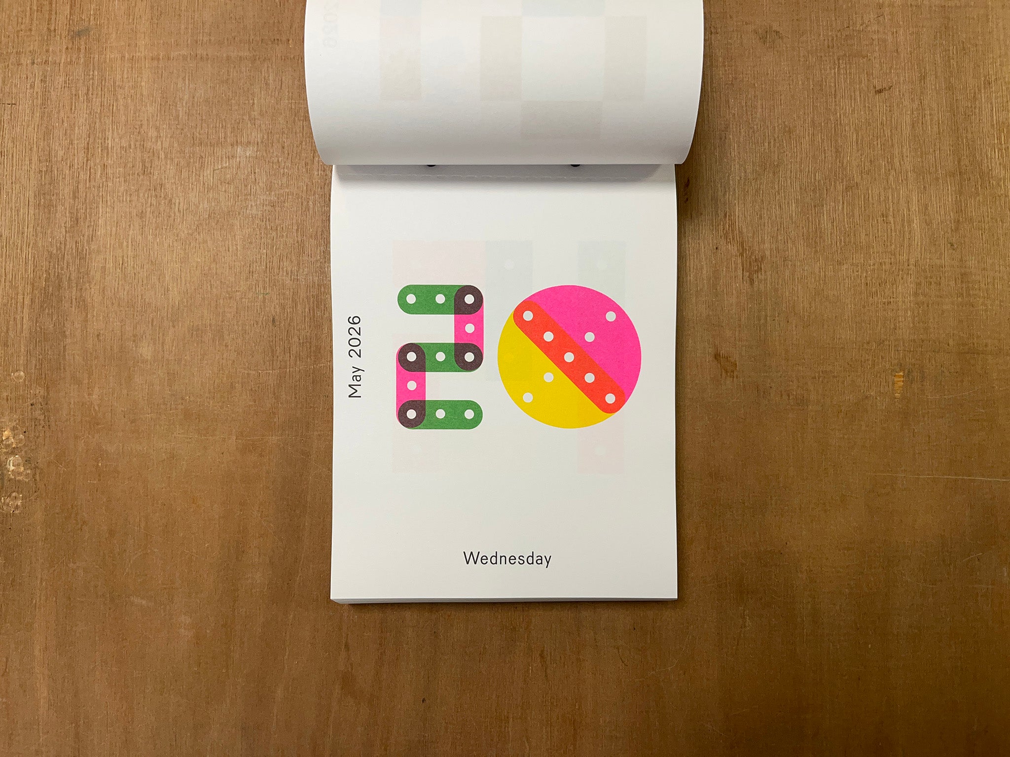 EVERY DAY IS A NEW DAY / CALENDAR 2026 by Karel Martens