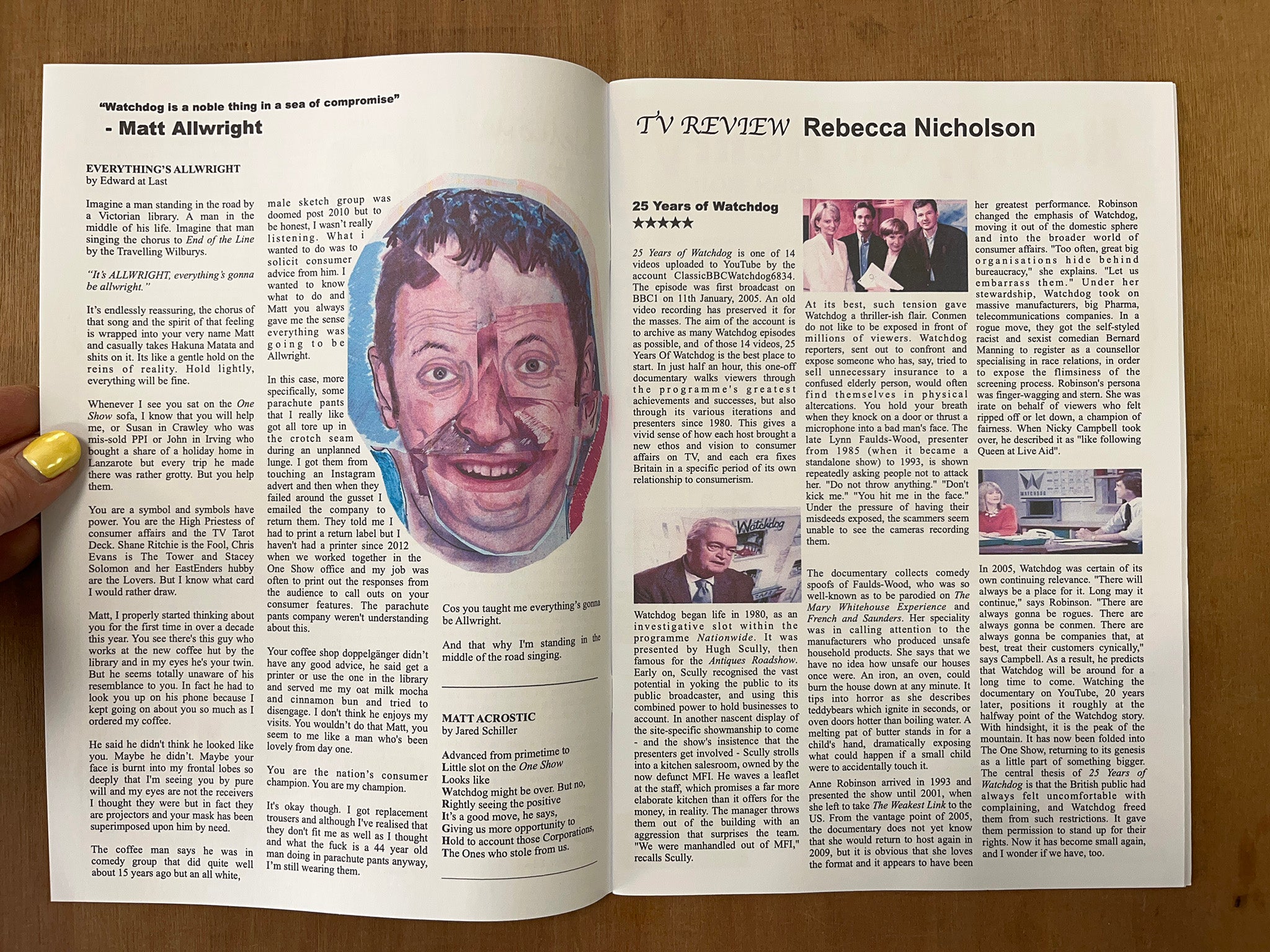 I'M NOT BUYING IT: THE WATCHDOG FANZINE by Jared Schiller