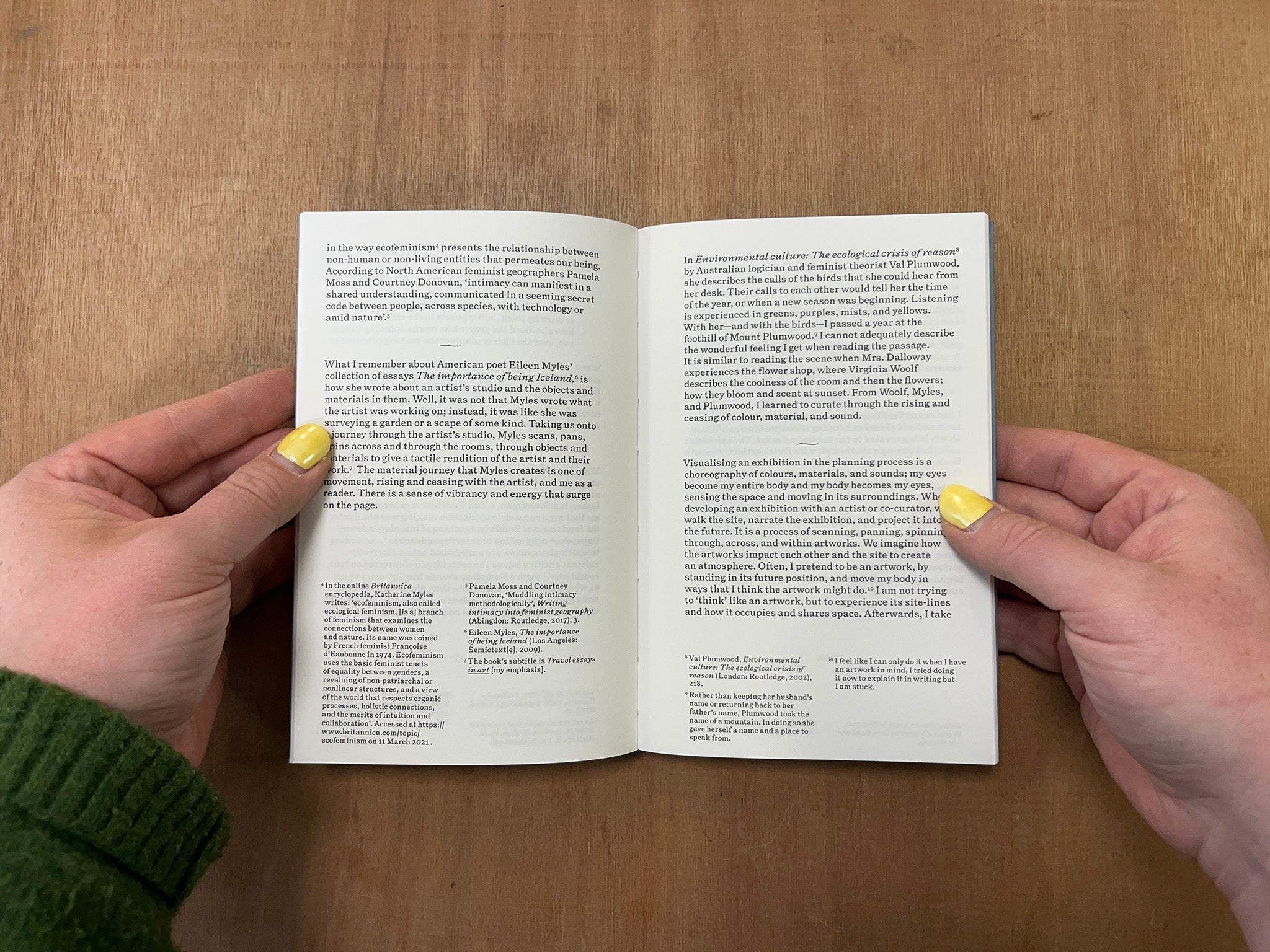 CURATORIAL FEELINGS by Eloise Sweetman