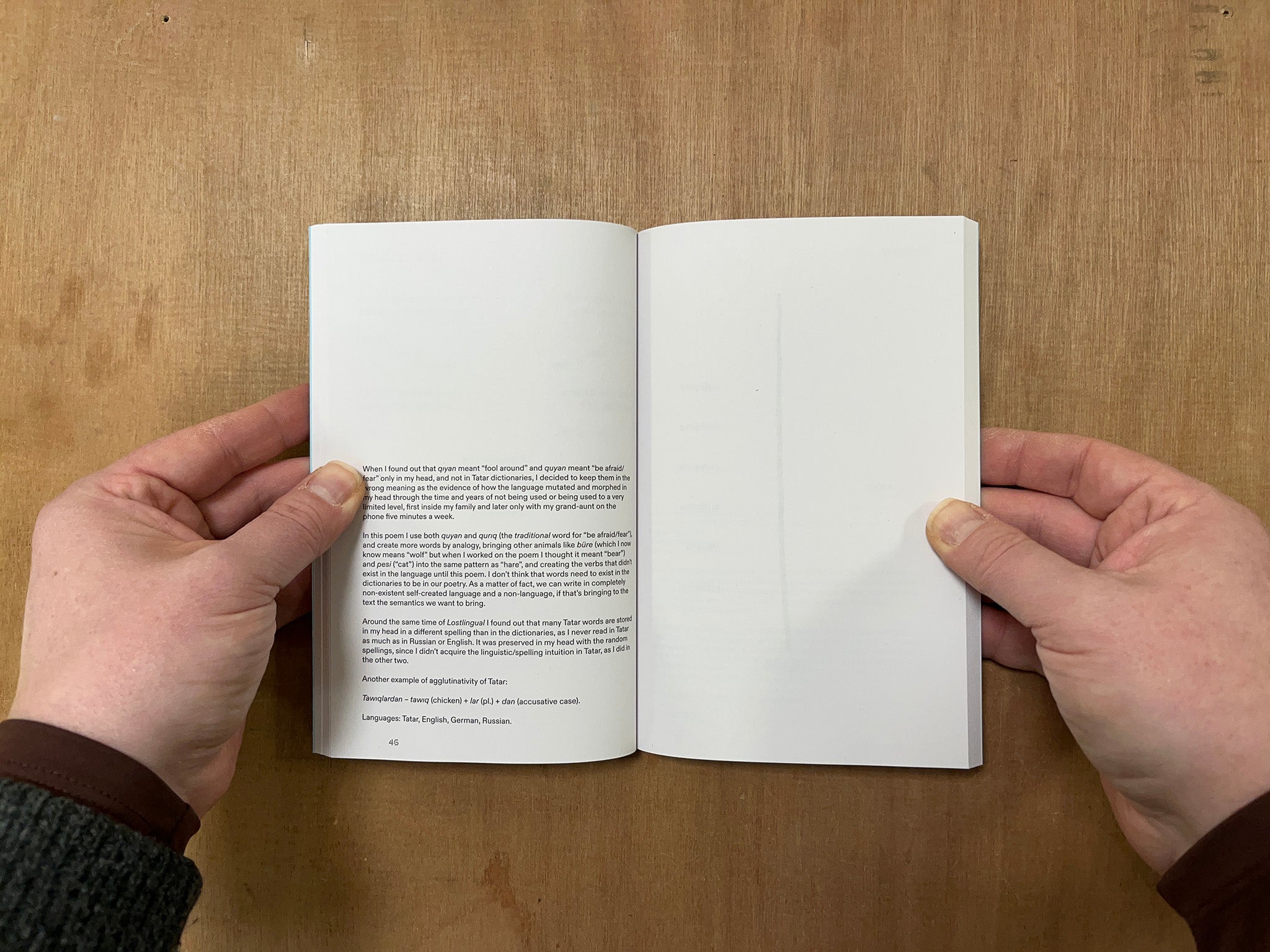 SDVIG 1: LOSTLINGUAL by Dinara Rasuleva