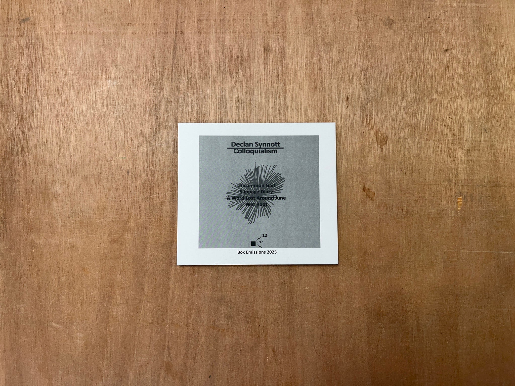 COLLOQUIALISM by Declan Synnott