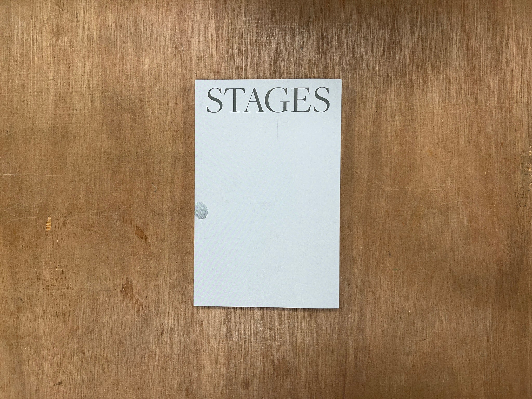 STAGES: ON DYING, WORKING, AND FEELING by Rachel Kauder Nalebuff