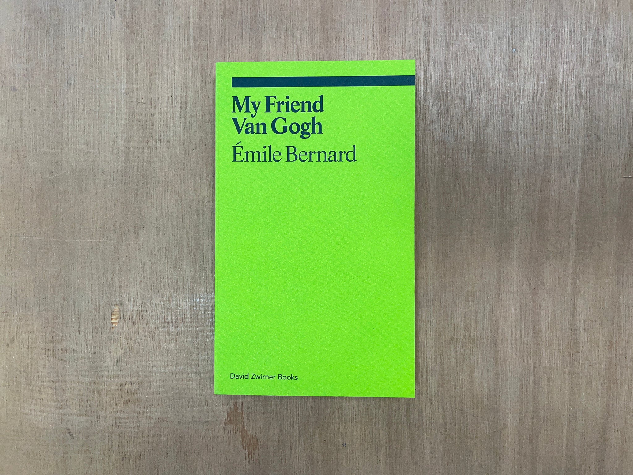 MY FRIEND VAN GOGH by Émile Bernard
