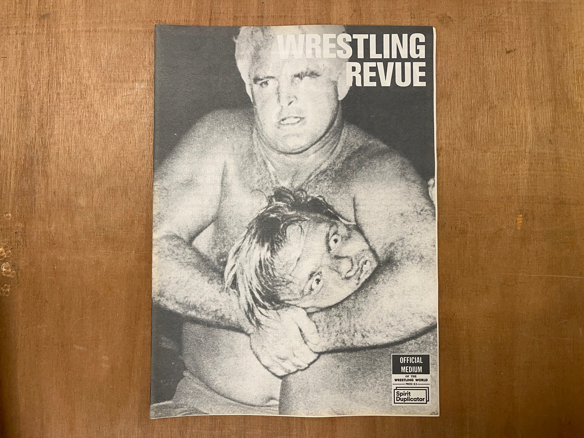 WRESTLING REVUE by Paul Bareham
